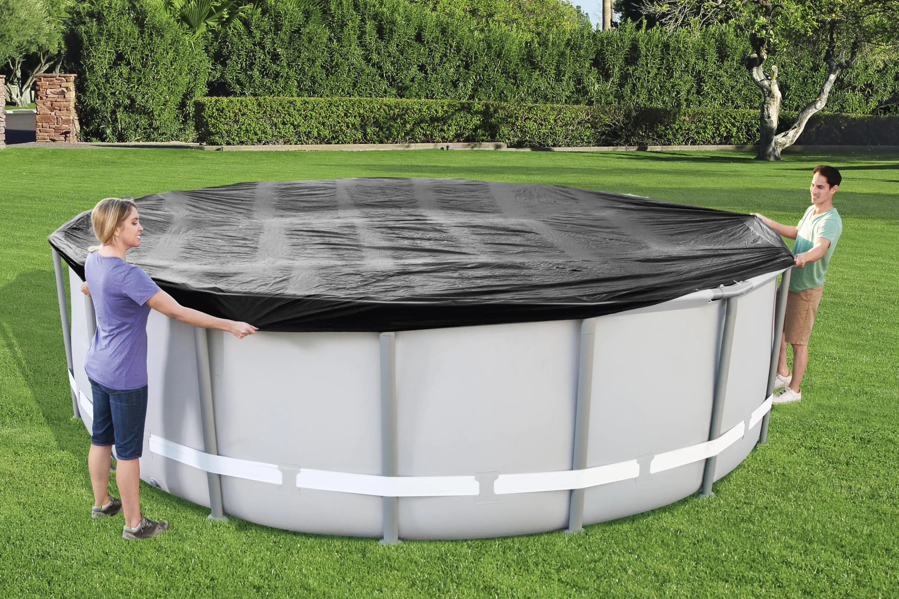 Bestway Flowclear Abdeckplane PVC Ø 493 cm