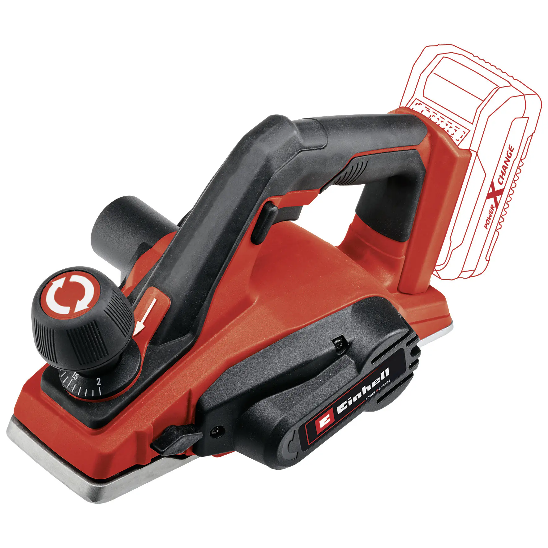 Einhell Akku-Hobel TE-PL 18/82 Li Solo 18 V