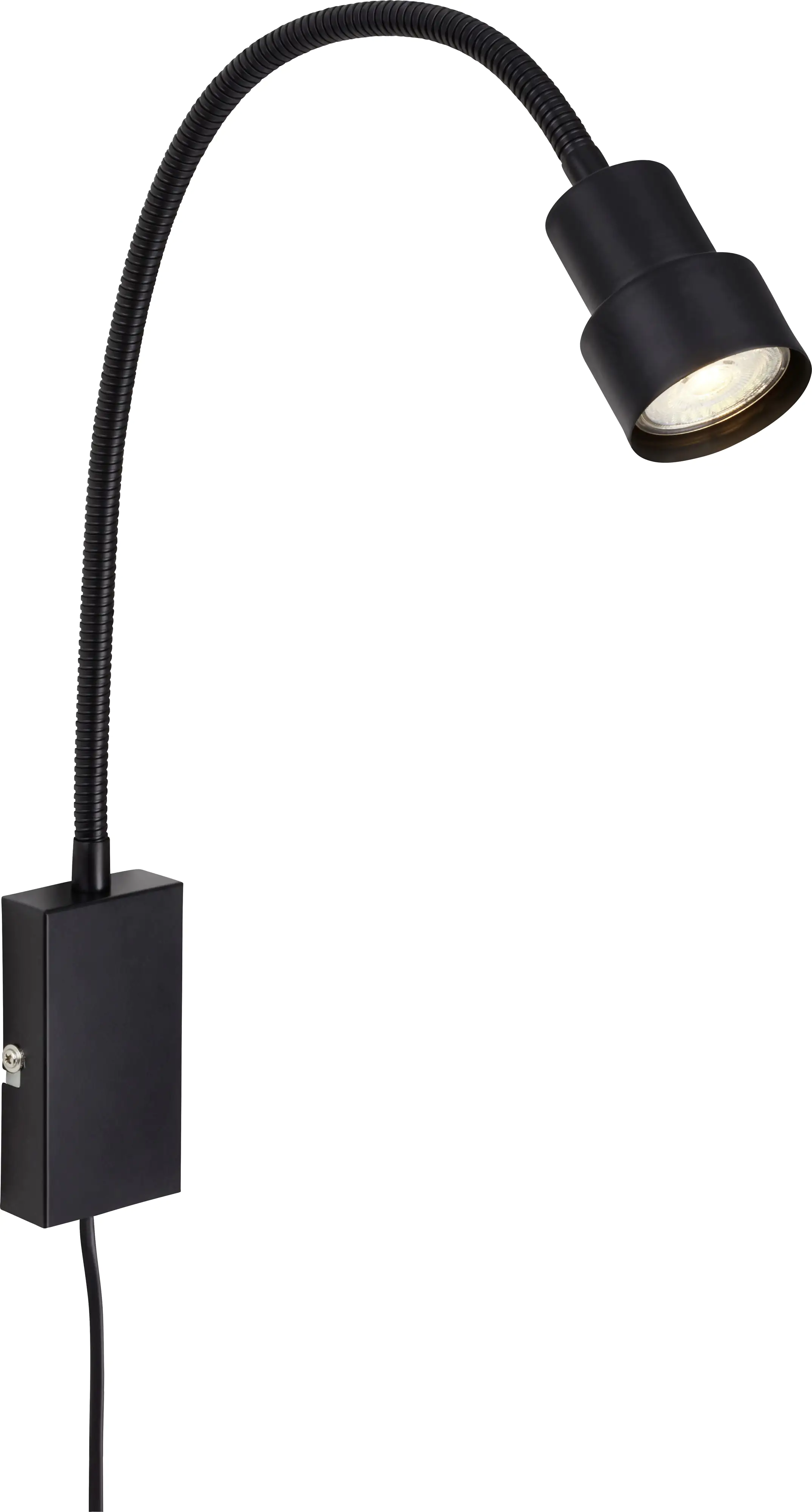 Briloner LED Touch Wandleuchte Tusi schwarz 5W, warmweiß