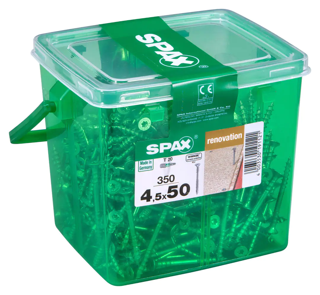 Spax Verlegeschrauben 4.5 x 50 mm TX 20 - 350 Stk.