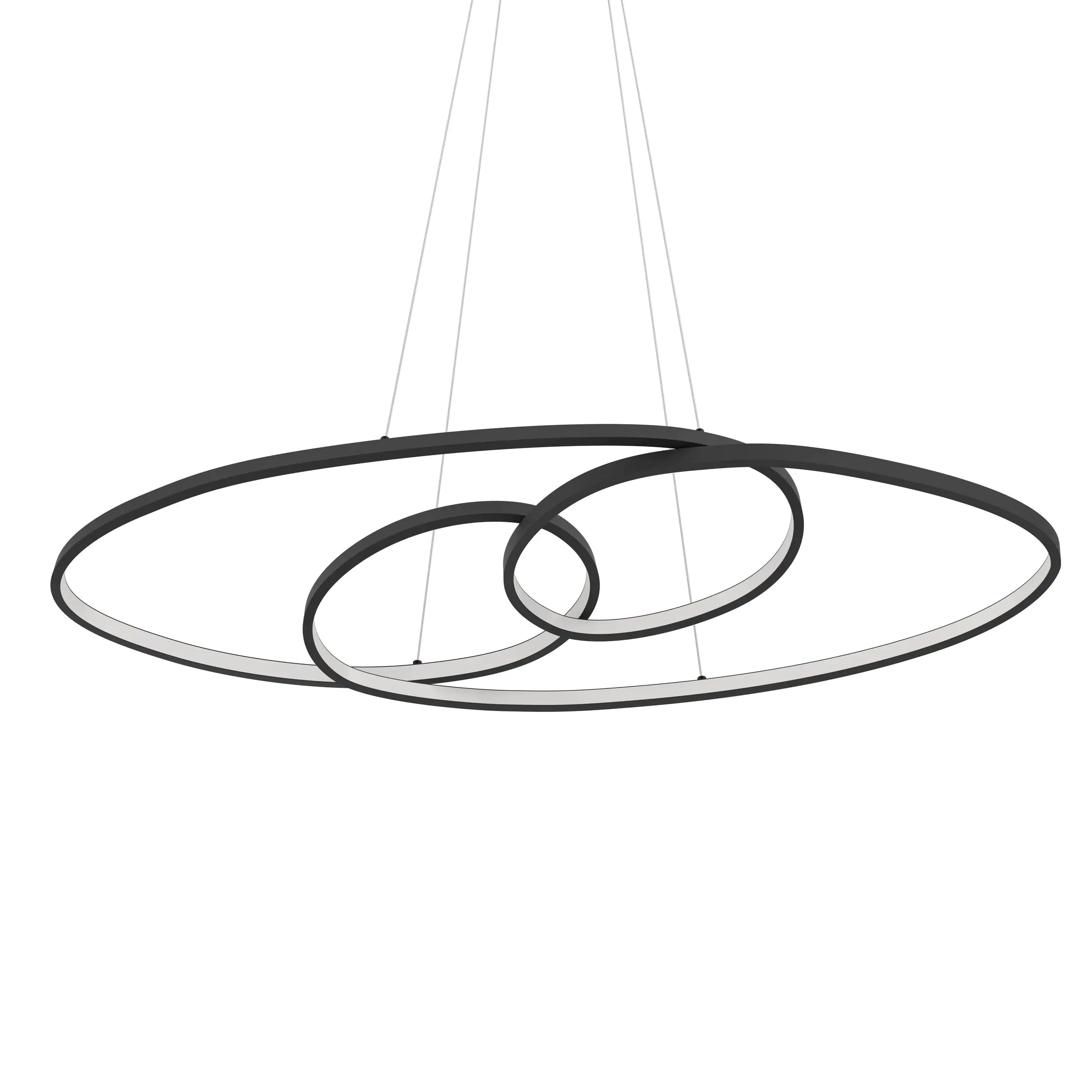 Eglo LED Pendelleuchte Gianella schwarz weiß 100 x 36 x 120 cm