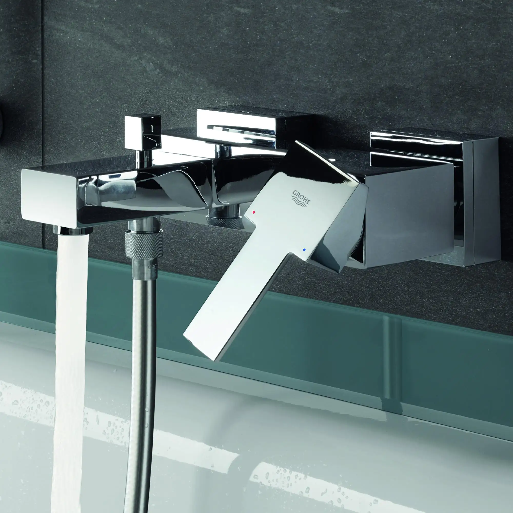 Grohe Badewannenarmatur Sail Cube verchromt