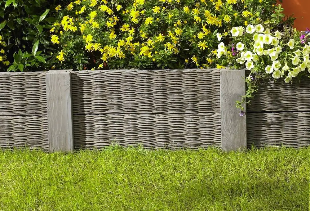 Kann ZierElement Weidengeflecht 90 x 25 x 4 cm braun