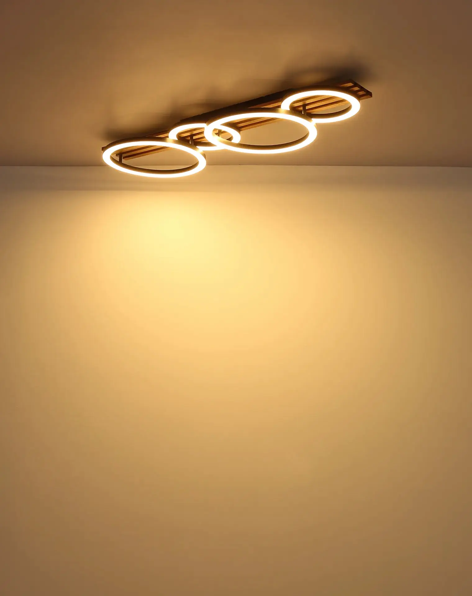 Globo LED Deckenleuchte Tisha 4 Ringe