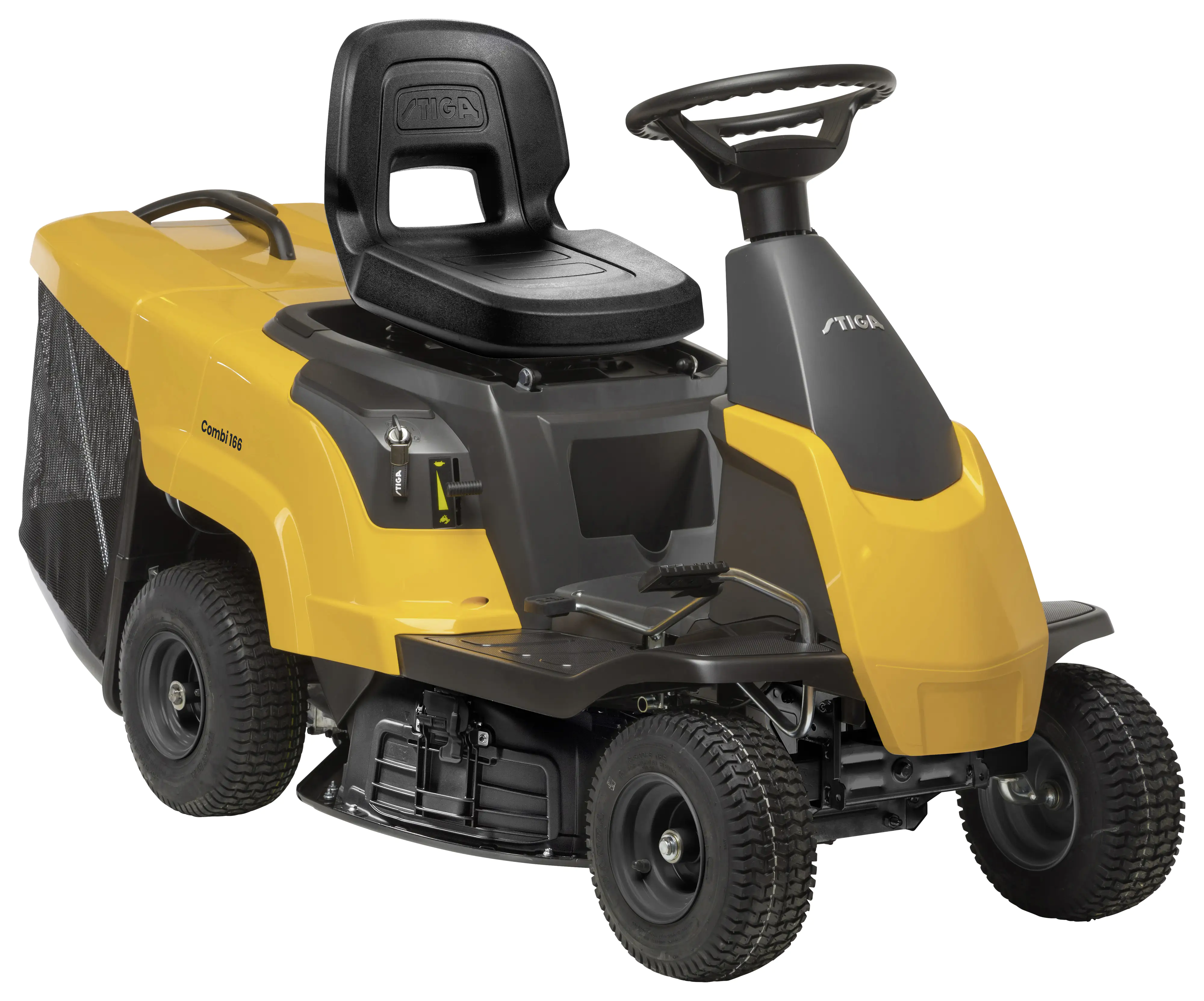 Stiga Benzin Rasentraktor Combi 166 3,6 kW, 66 cm Schnittbreite