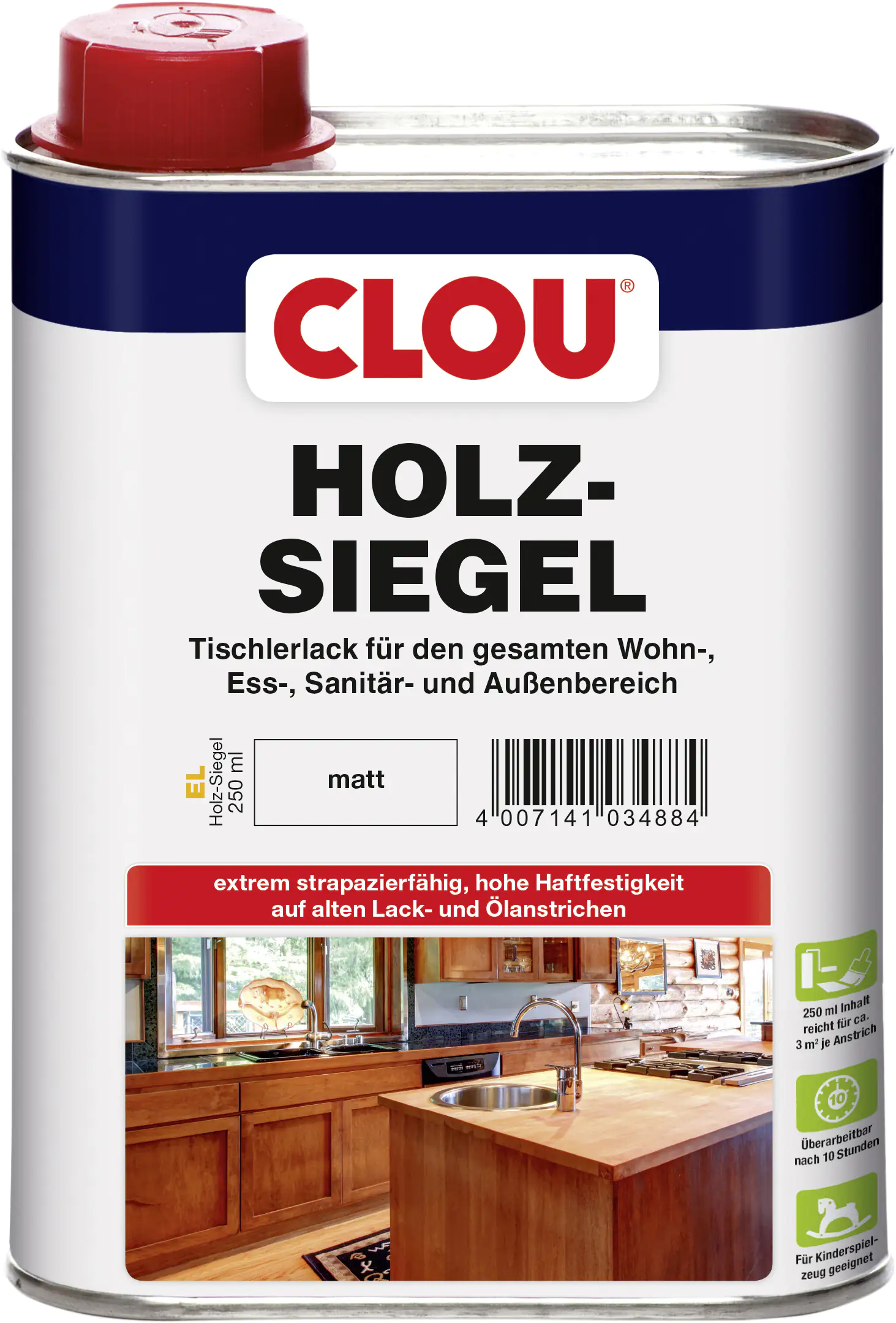 Clou Holz Siegel 250 ml matt