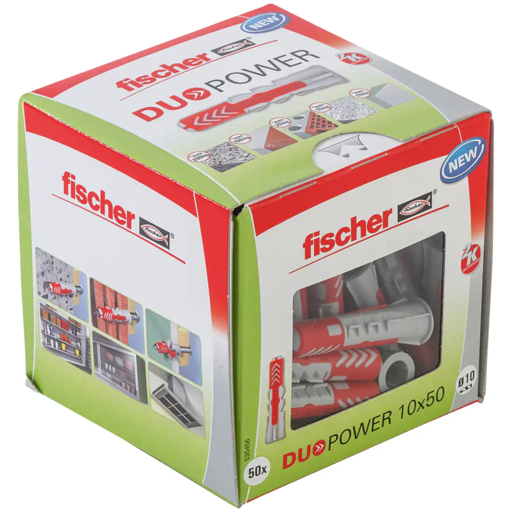 Fischer Dübel Duopower 10.0 x 50 mm - 50 Stück