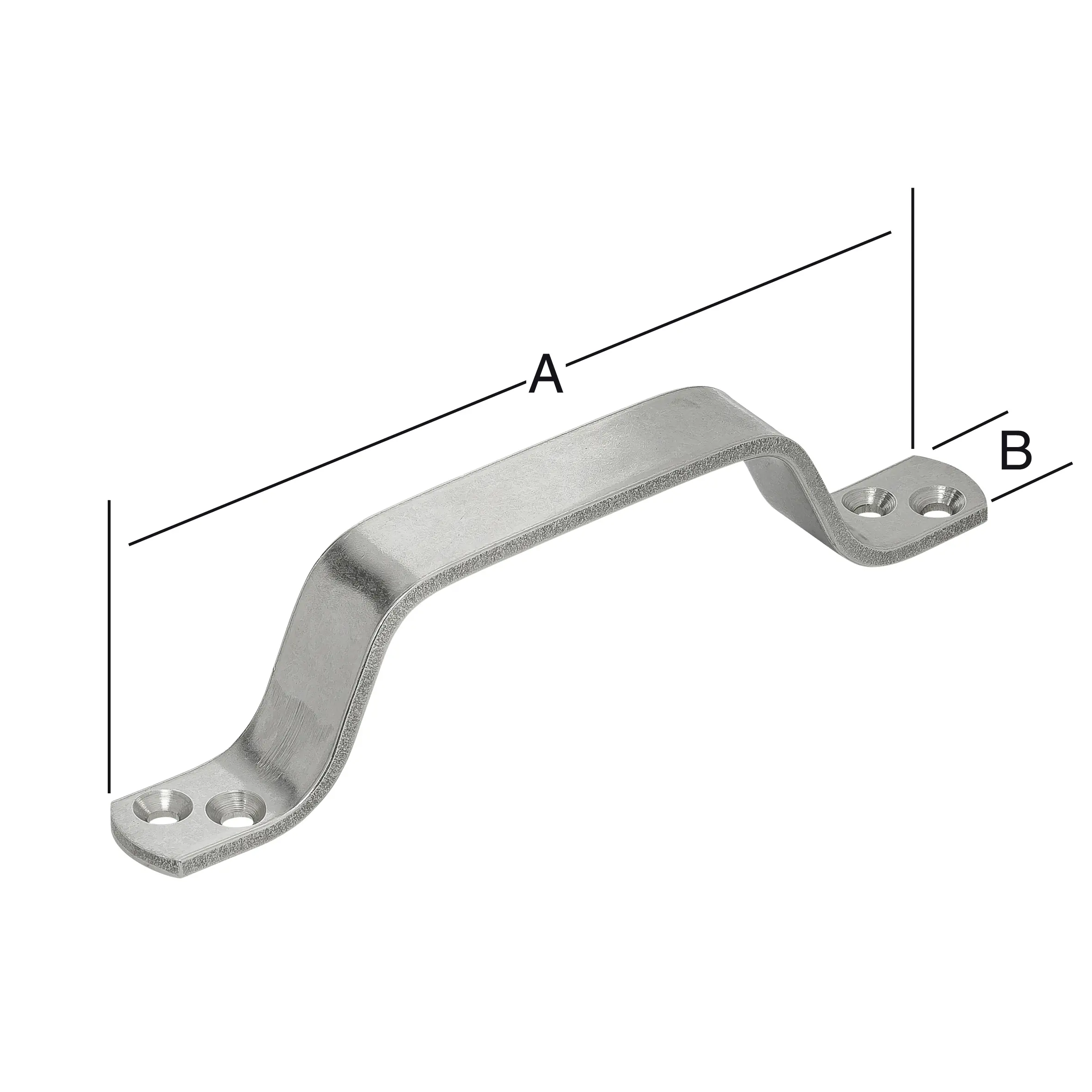 Vormann Handgriffe 160 x 20 mm