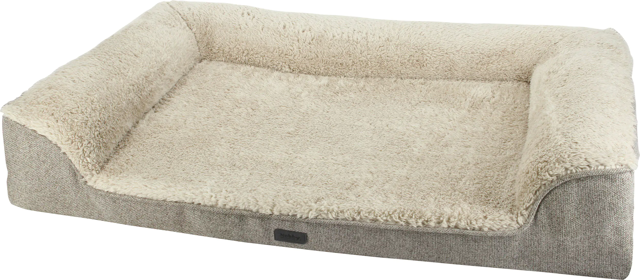Nobby orthopädisches Hundebett Calbu eckig beige 