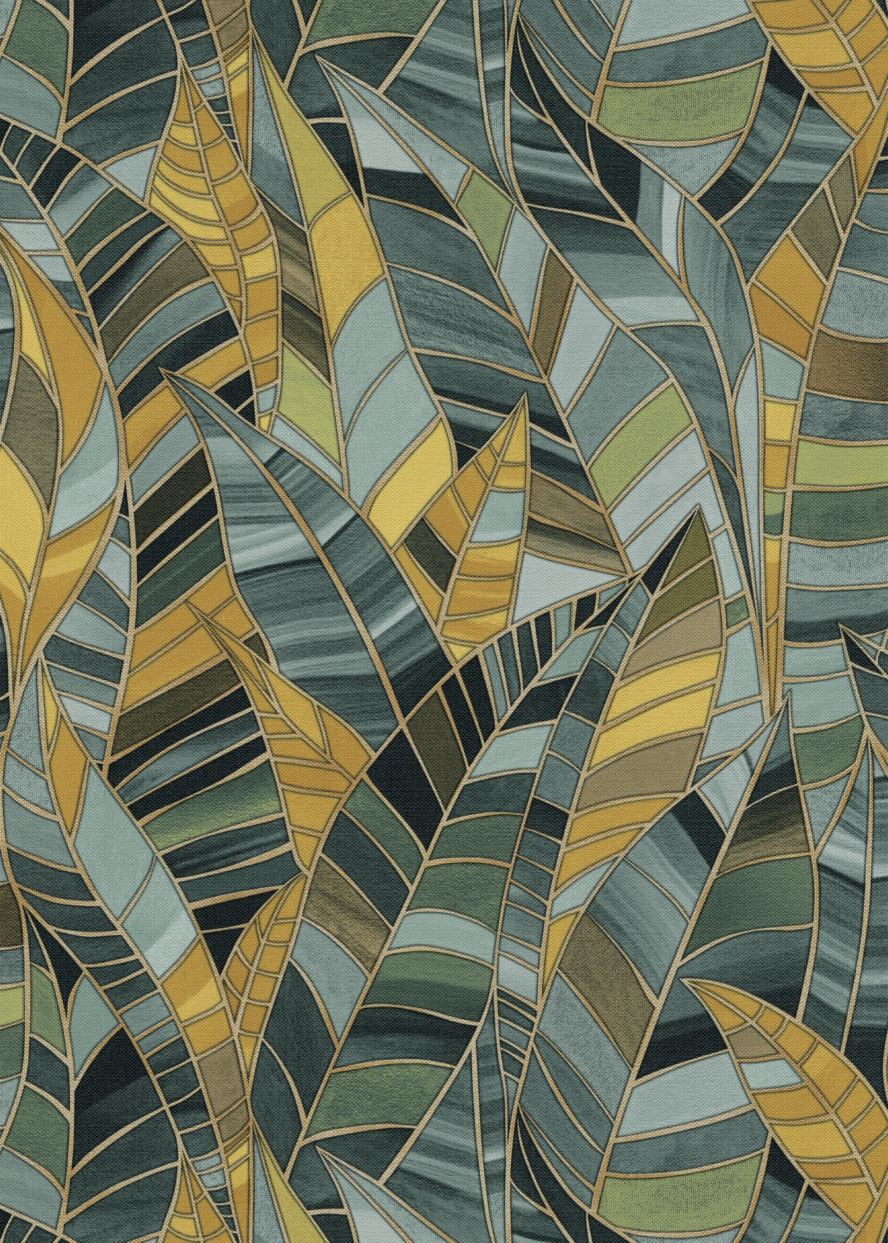 Erismann Vliestapete Floral petrol 10,05 x 0,53 m