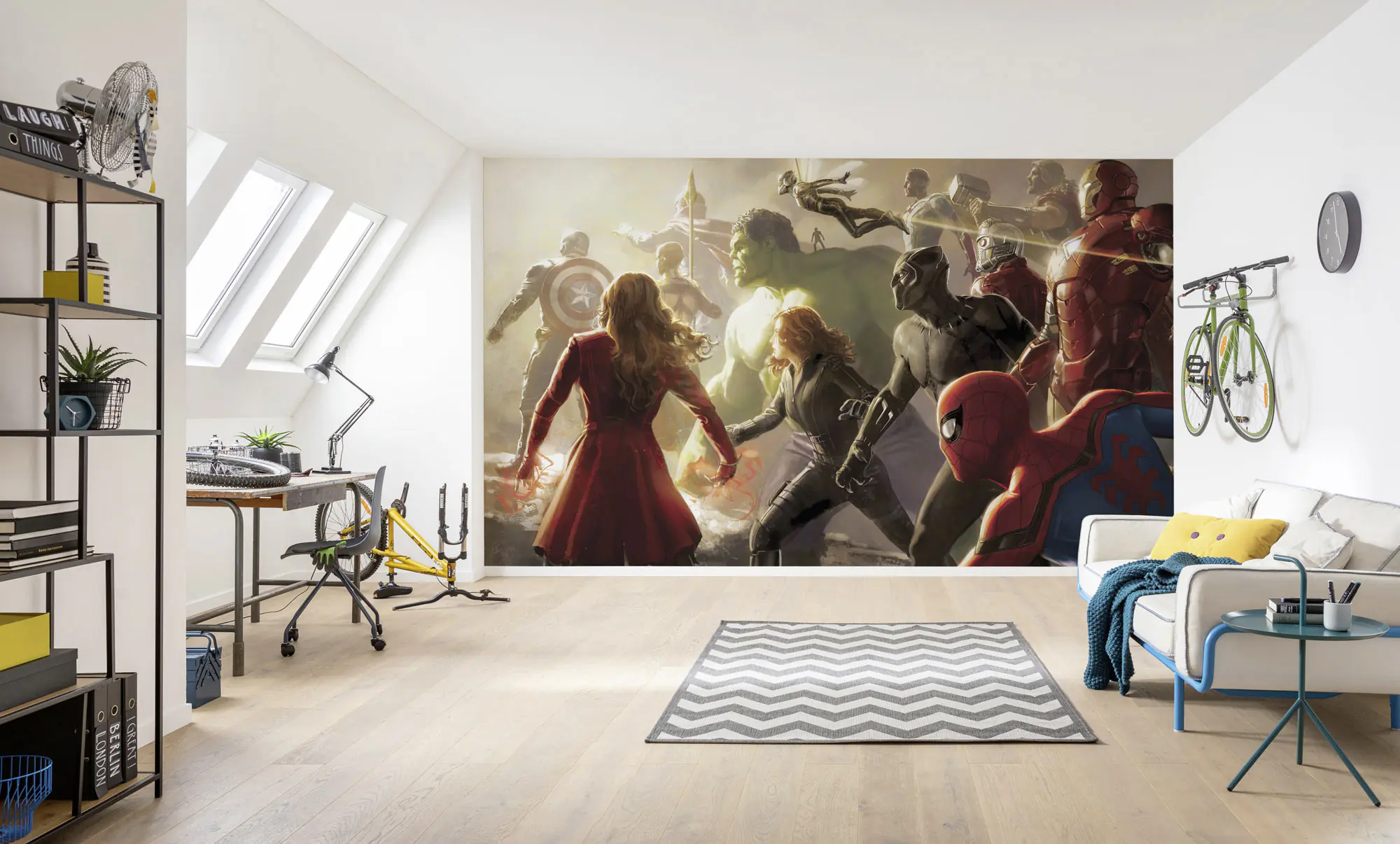 Komar Vlies Fototapete Avengers Final Batt 500 x 280 cm 