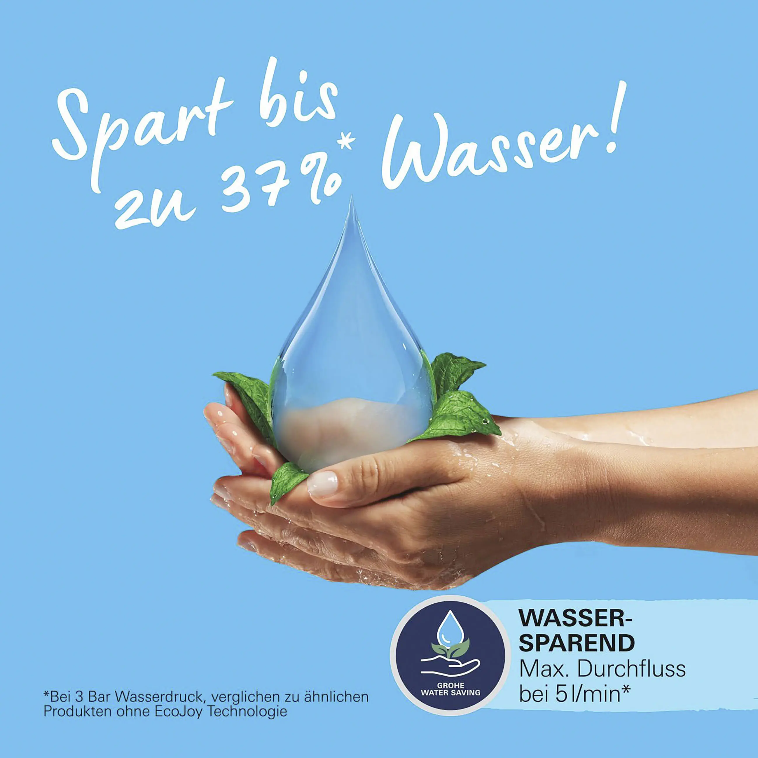Grohe Quickfix Waschtischarmatur Start L-Size, verchromt