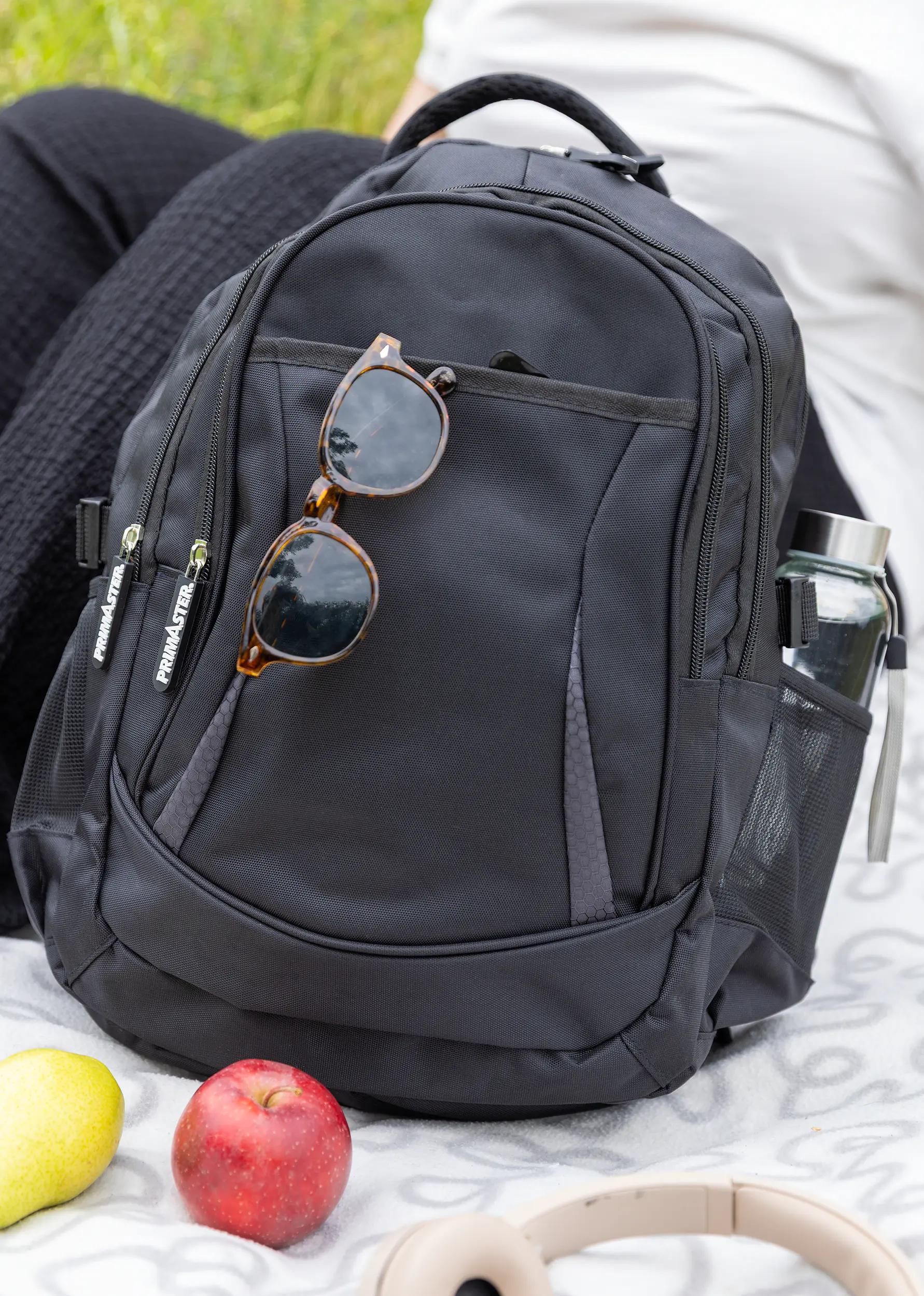 Primaster Rucksack schwarz-grau, 32 x 46 x 18 cm (B x H x T)