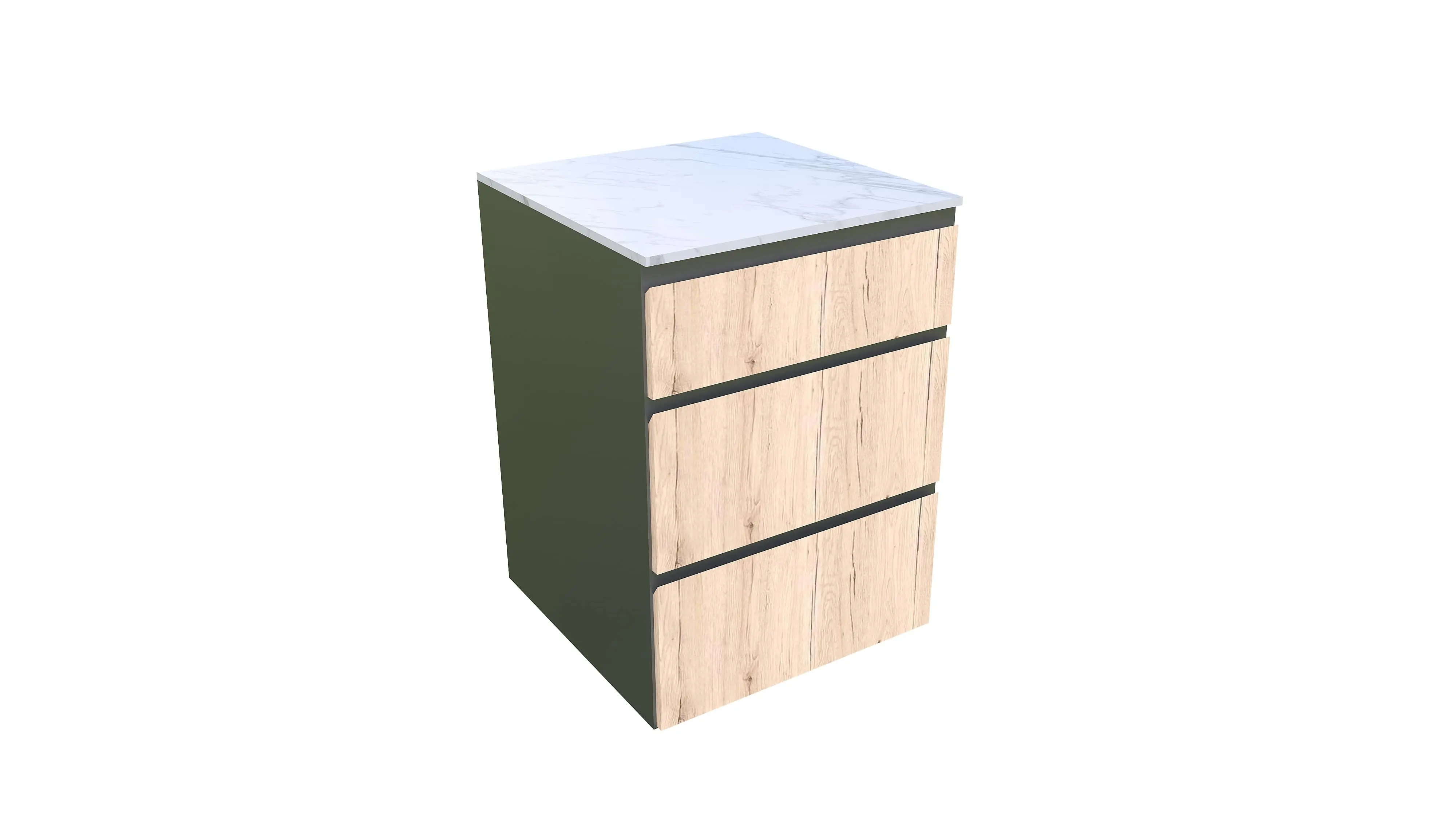 Bellano Living Element für Outdoorküchen inkl. 3 Schubladen eiche