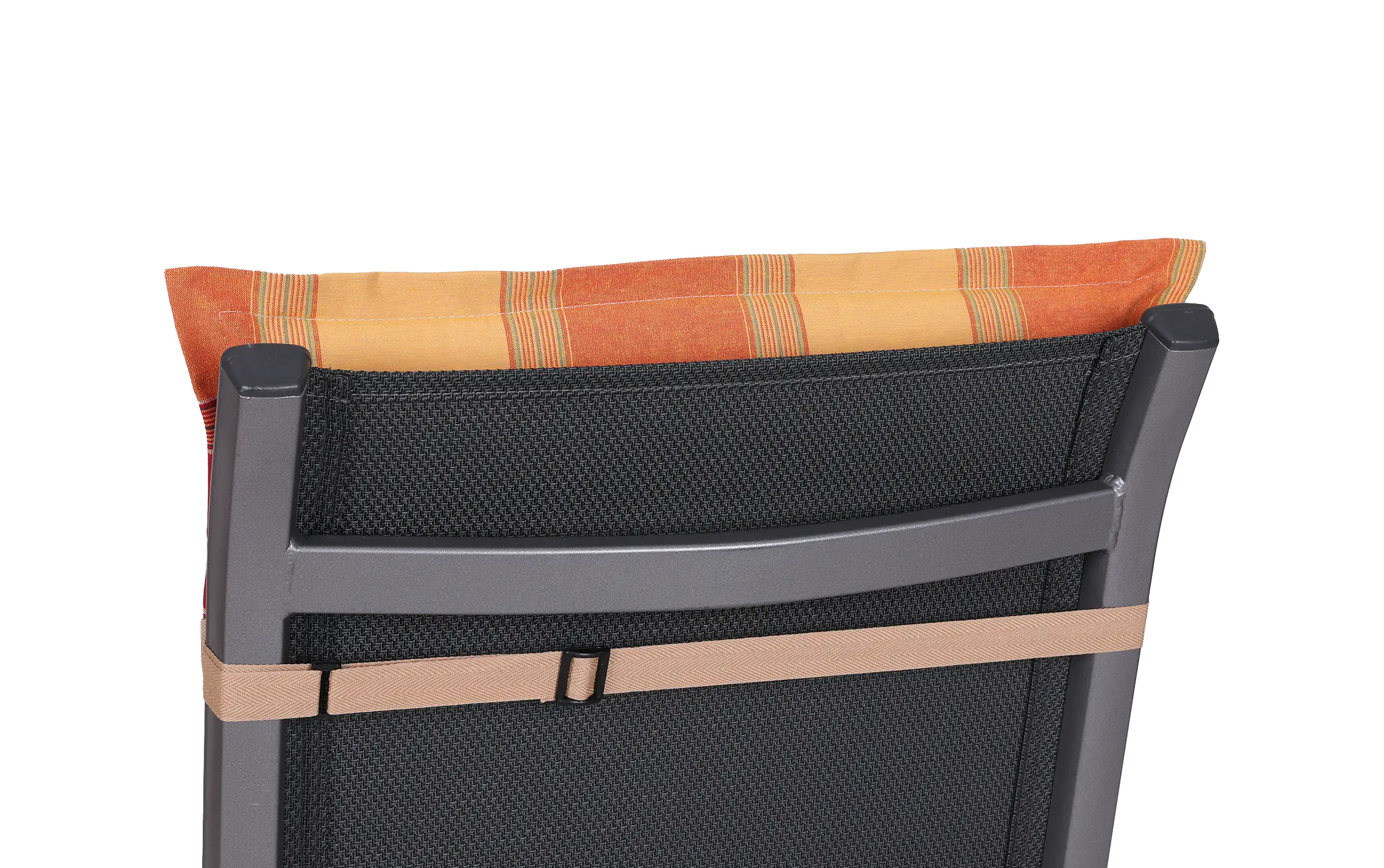 GO-DE Niederlehner-Auflage Classic 100 x 50 x 7 cm, rot kariert