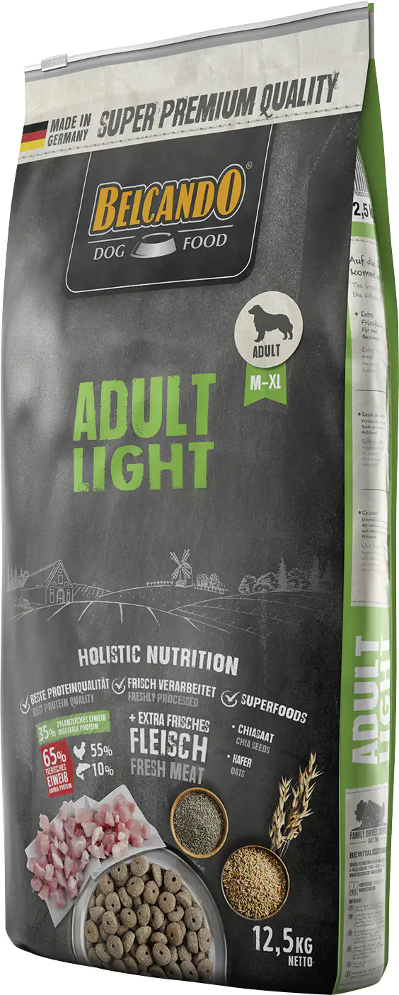 Belcando Hundetrockenfutter Adult Light 12,5 kg Geflügel 