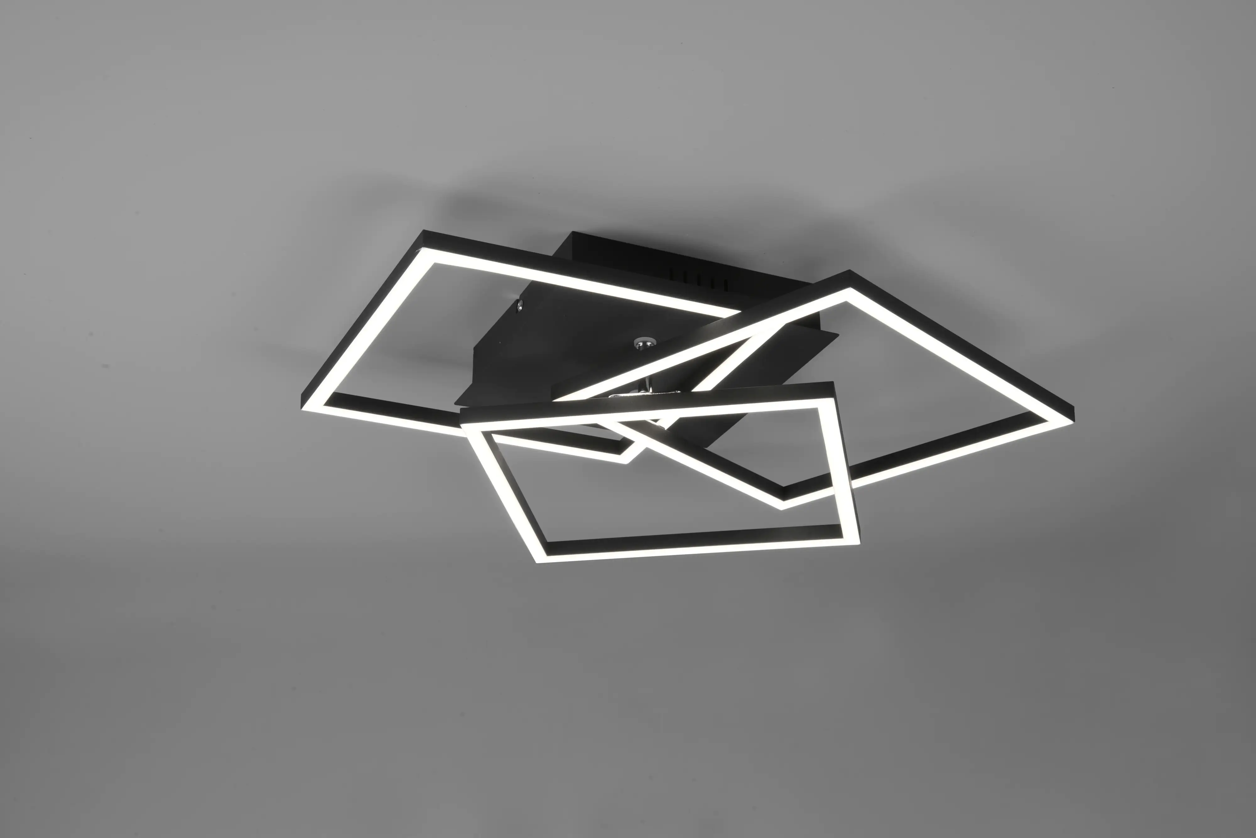 Reality LED Deckenleuchte Mobile schwarz matt Fernbedienung