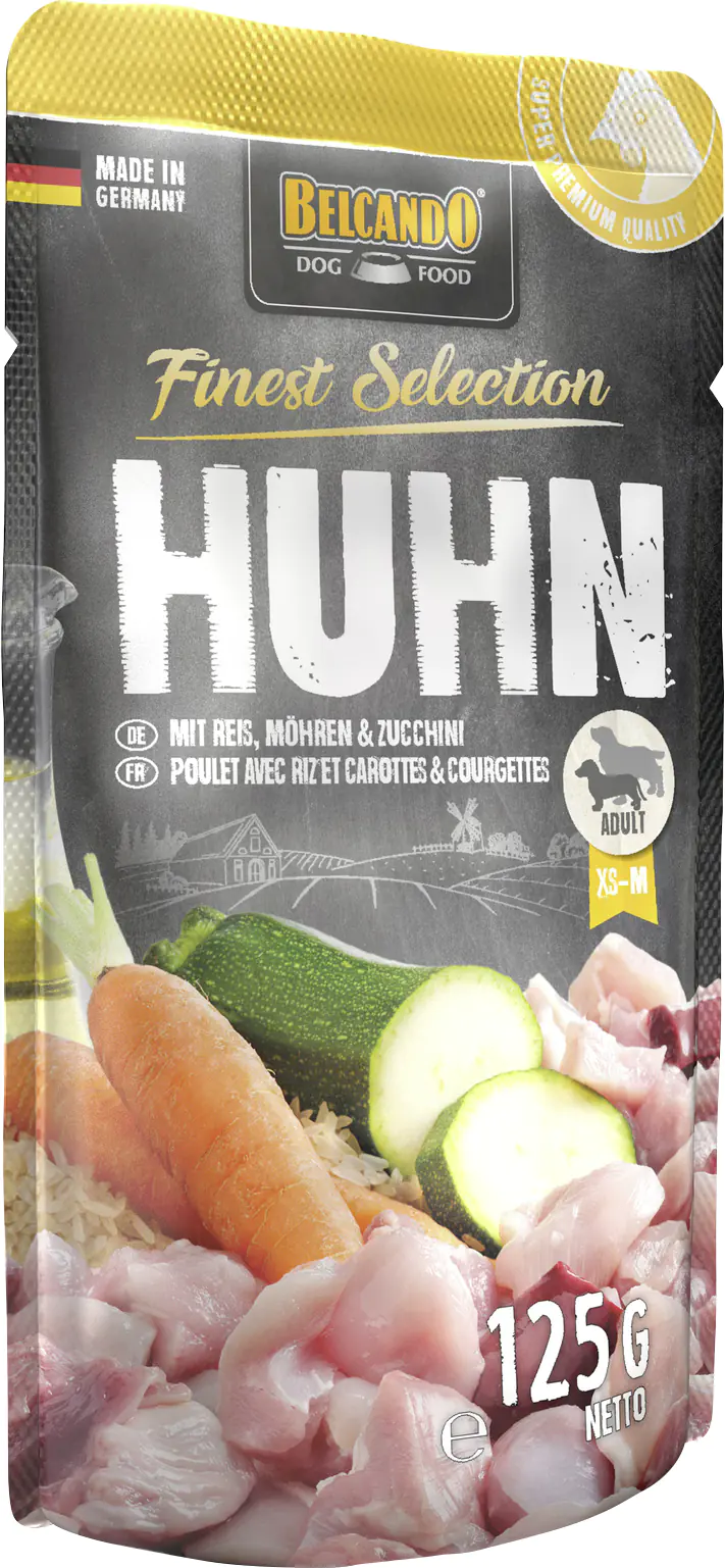 Belcando Hundenassfutter Finest Selection Adult glutenfrei 125 g Huhn