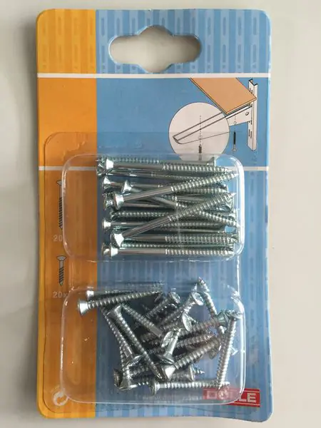 Dolle Regal-Schrauben Set PZ2 verschiedene Maße - 40 Stk.