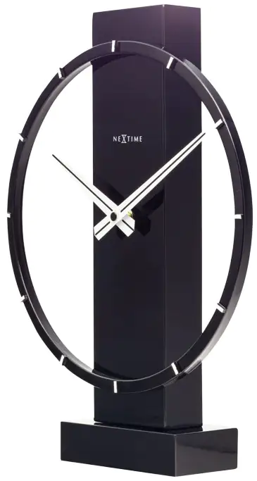 Nextime Tisch- Wanduhr Carl Small 34 x 27 cm schwarz