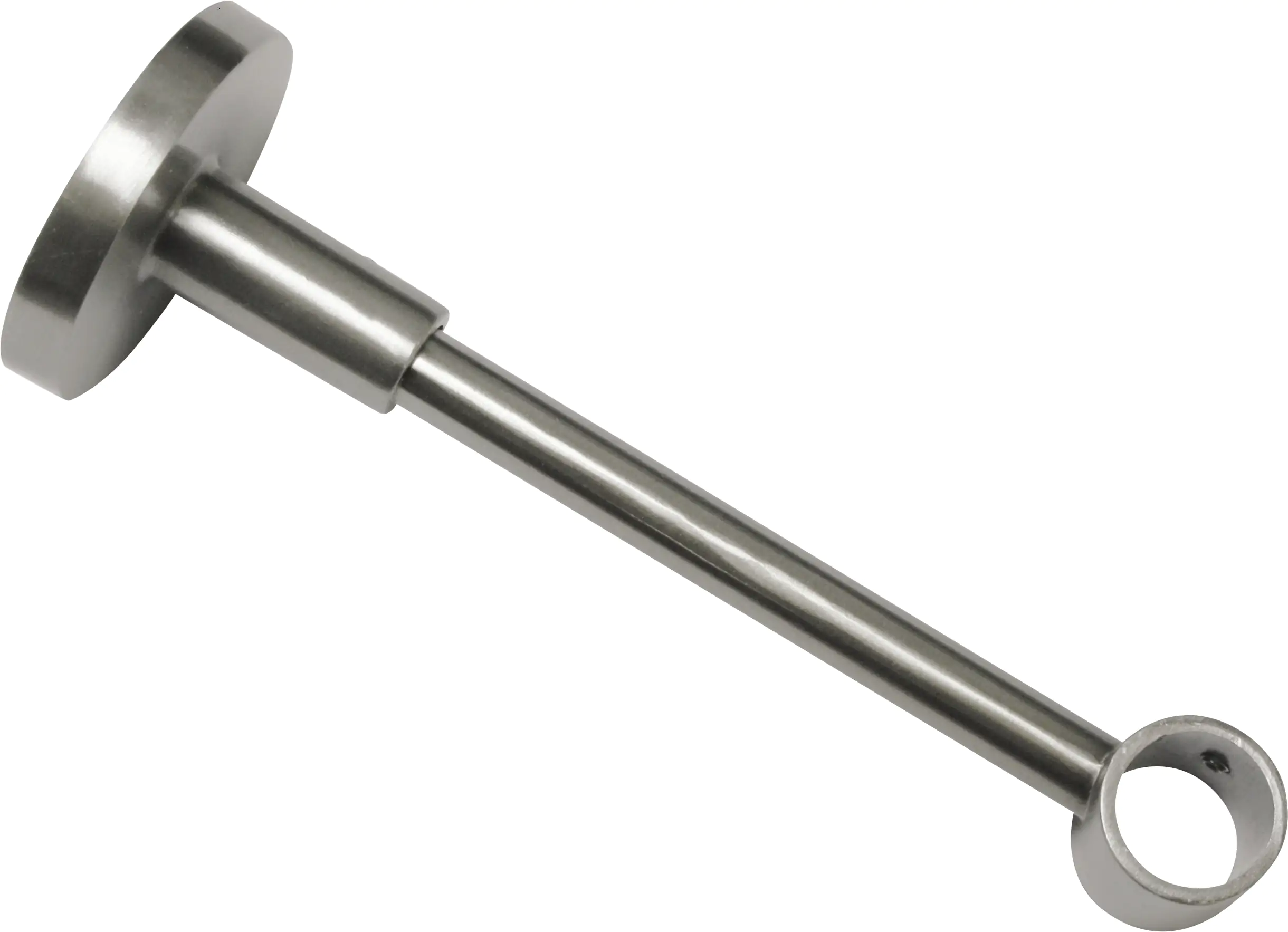 Gardinia Träger Memphis geschlossen edelstahl-optik, Ø 16 mm