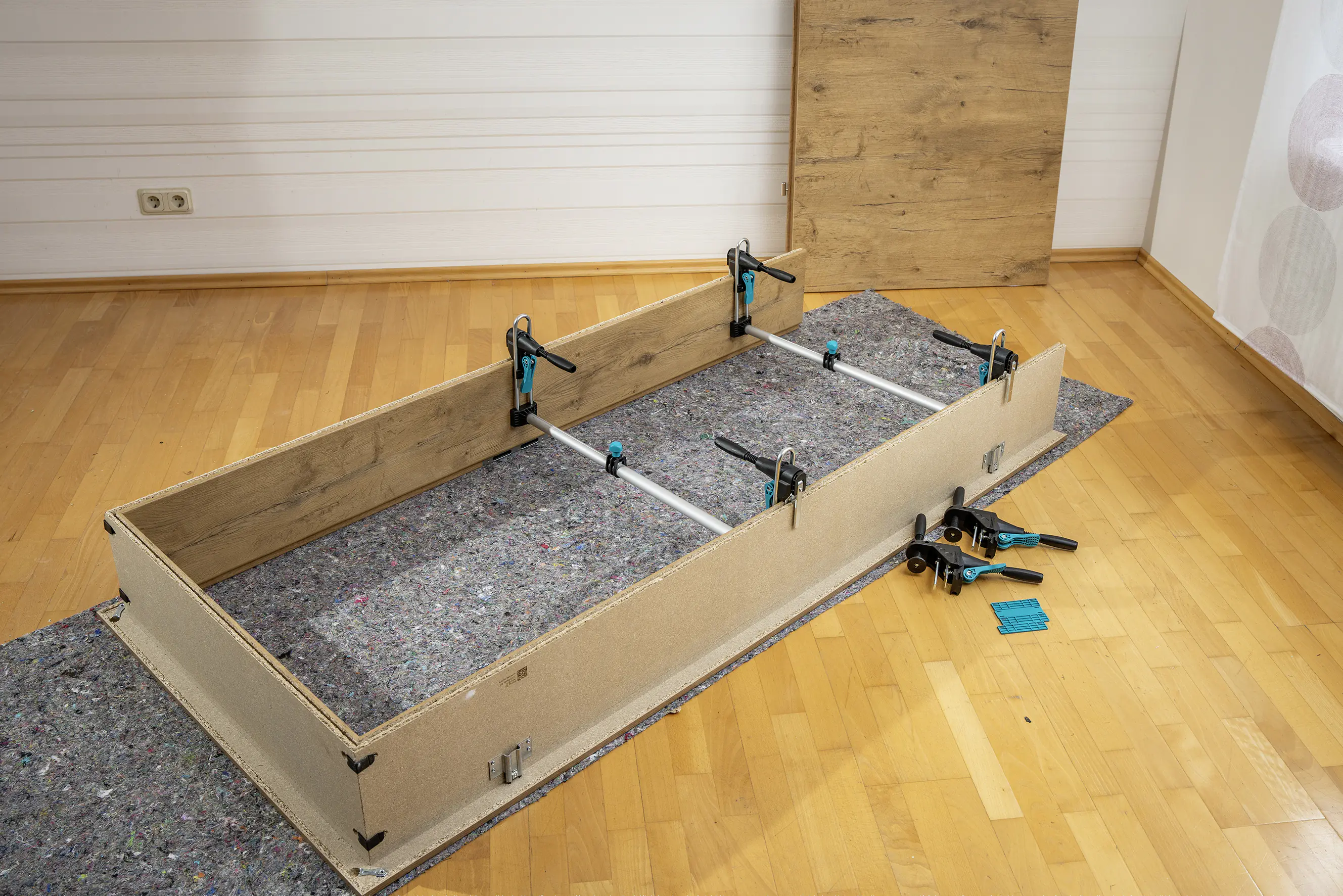 Wolfcraft Türfuttermontage-Set Pro 60 - 100 cm 8-teilig