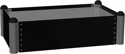 Plus Hochbeet Pipe 8a 140 x 80 x 36 cm
