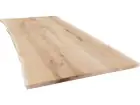 Tisch-Set "Live Edge" Eiche 200 x 90 cm x 38 mm inkl. Tischbeine U-Form