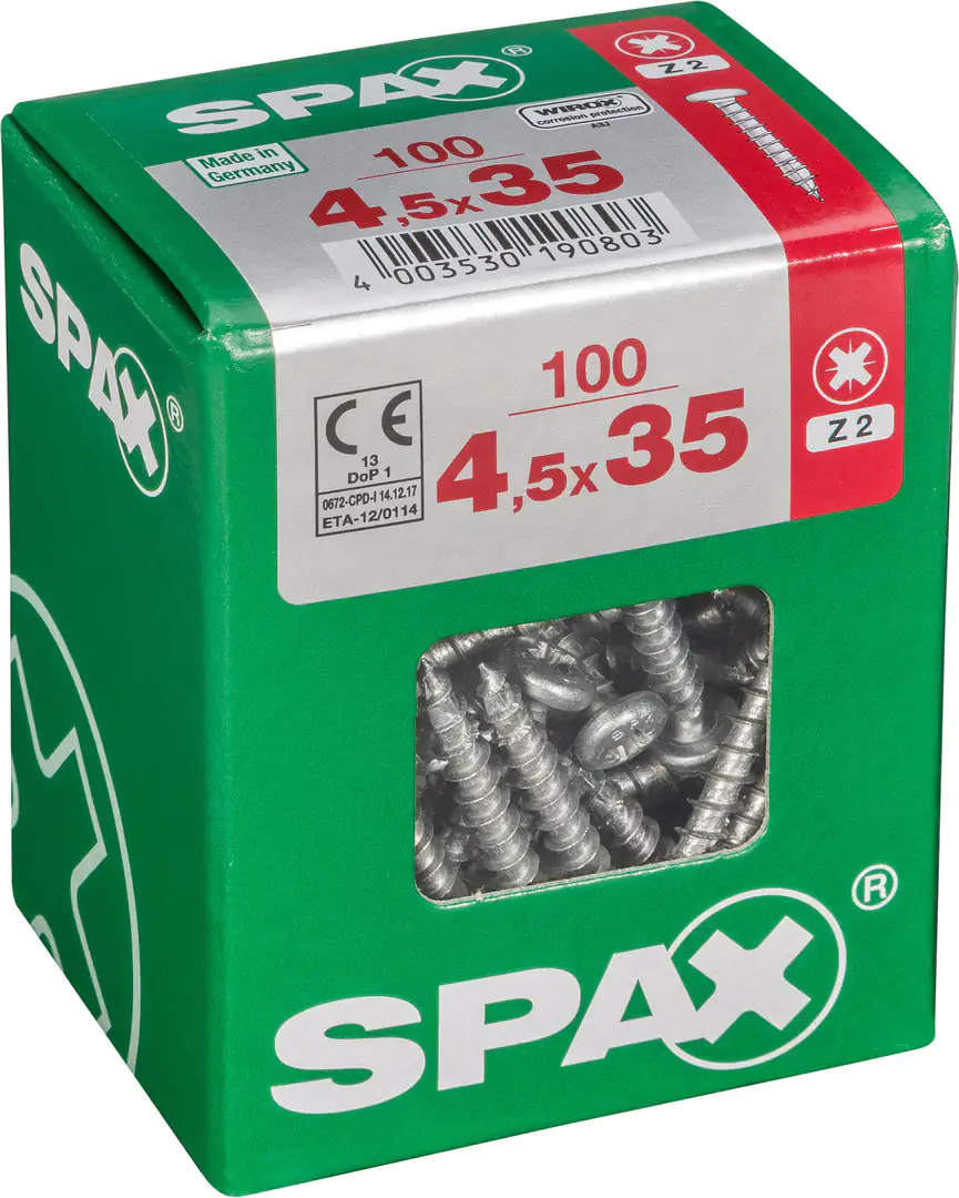 Spax Universalschrauben 4.5 x 35 mm TX 20 - 100 Stk.