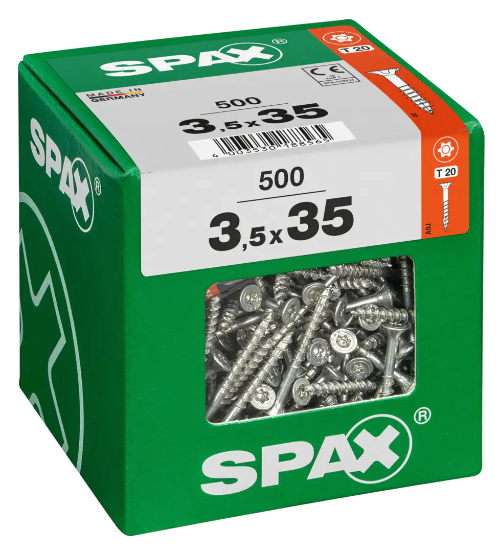 Spax Universalschrauben 3.5 x 35 mm TX 20 - 500 Stk.
