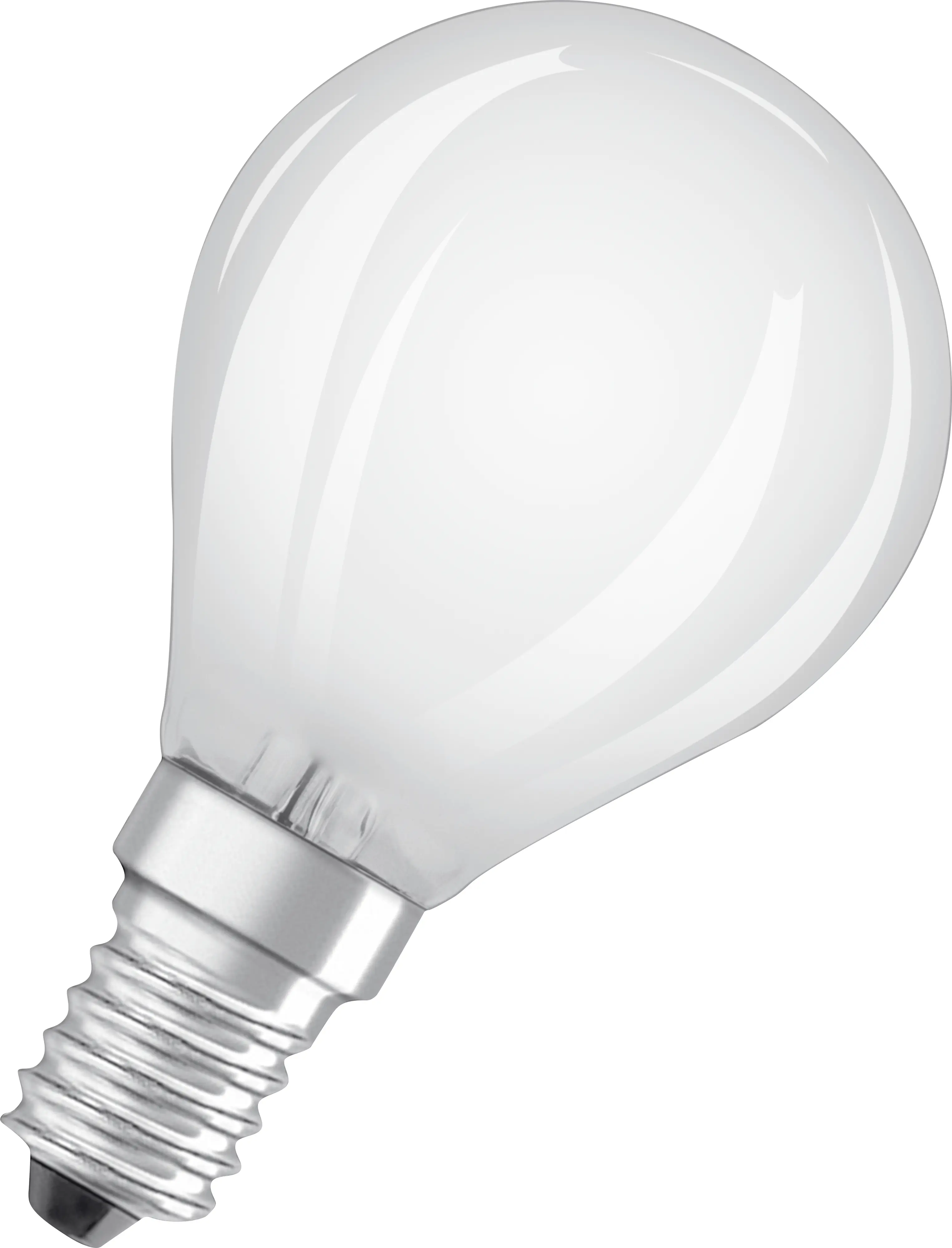 Bellalux LED Leuchtmittel Classic P40 E14 4W warmweiß, weiß matt