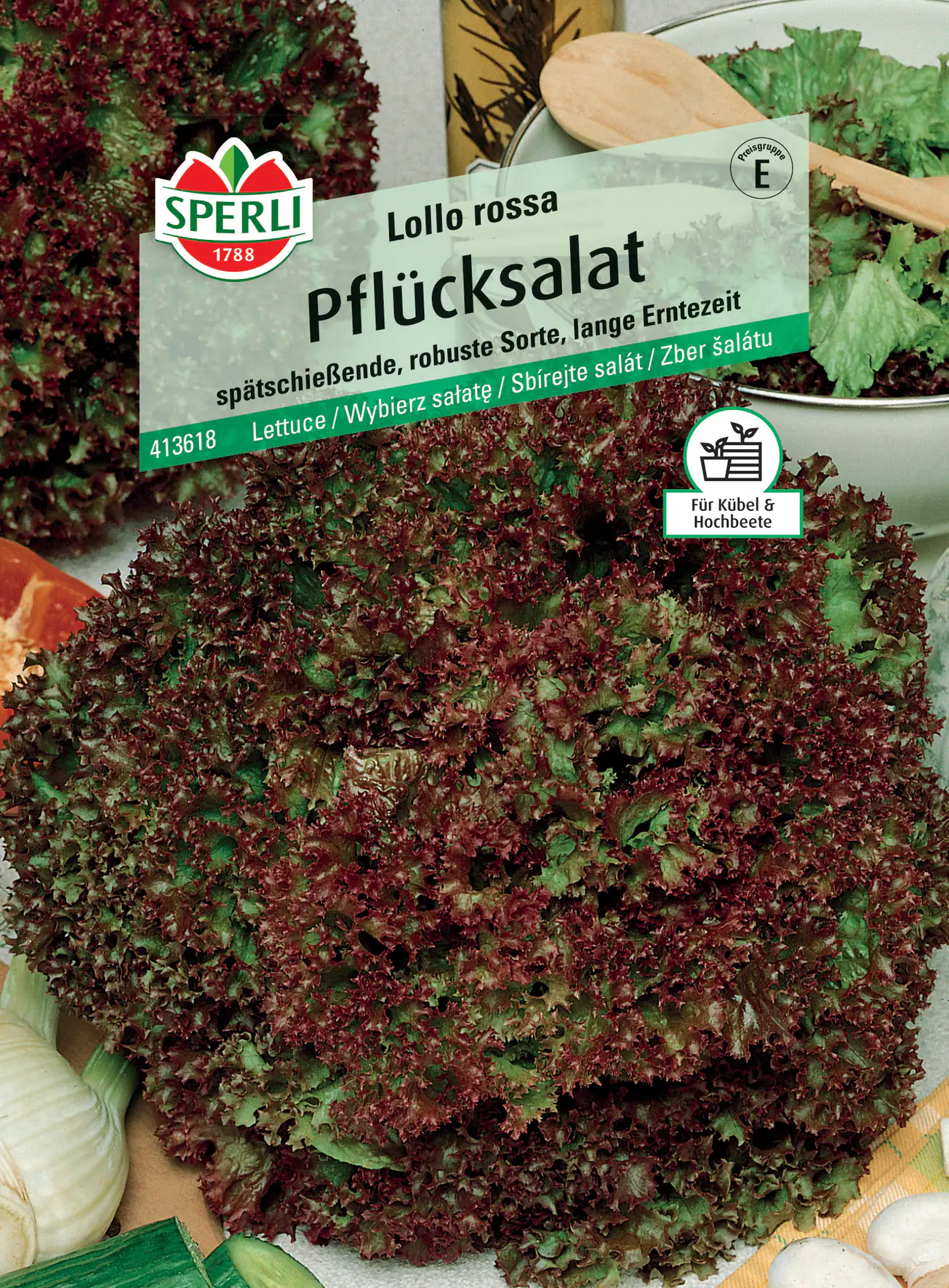 Sperli Pflücksalat Lollo rossa