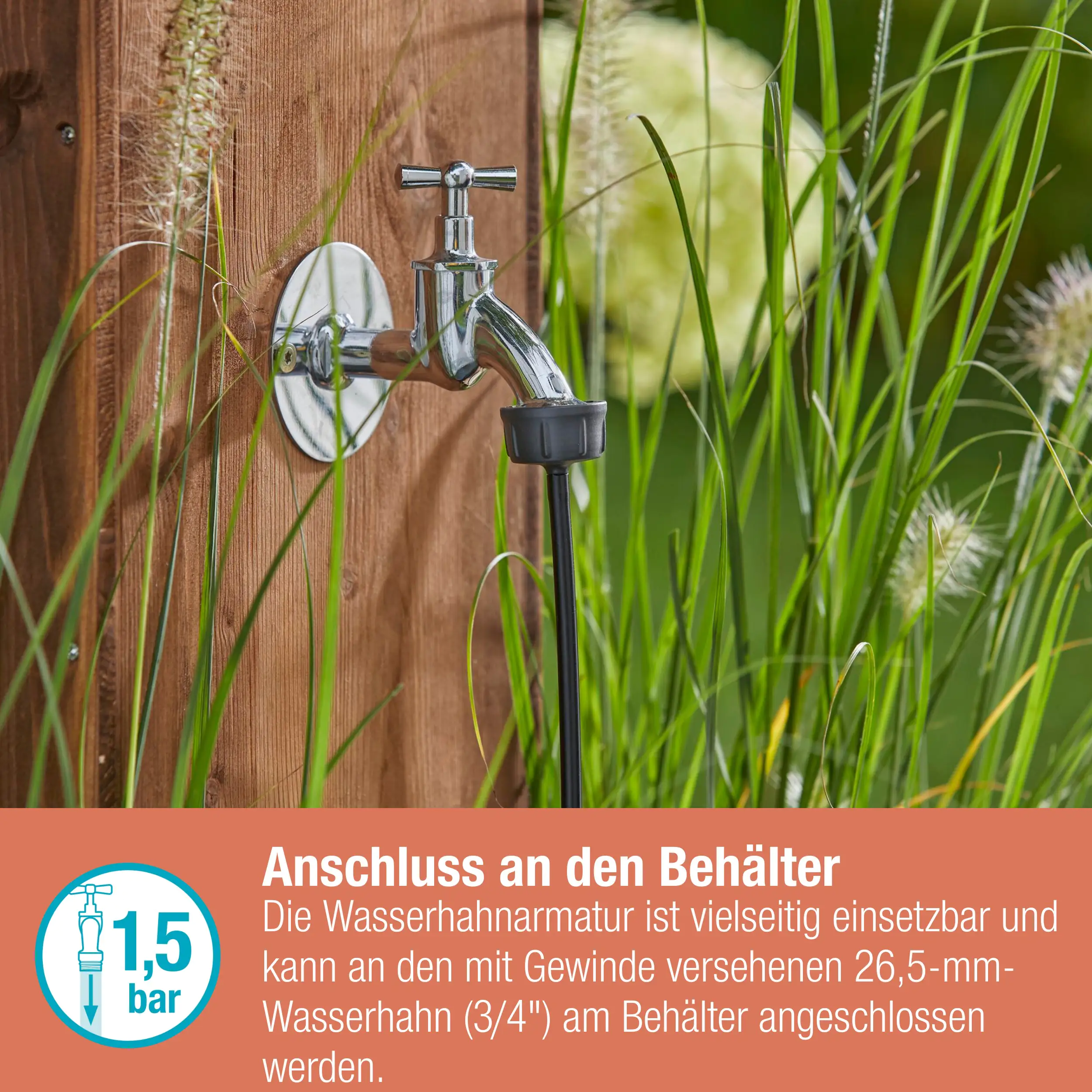Gardena Hahnanschluss, 4,6 mm (3/16")