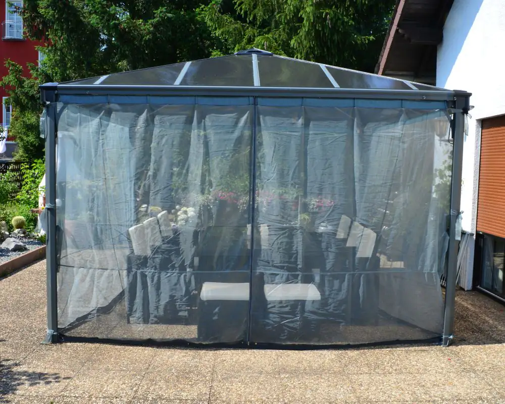 Canopia Moskitonetz für Pavillon Palermo 360 x 217 cm grau