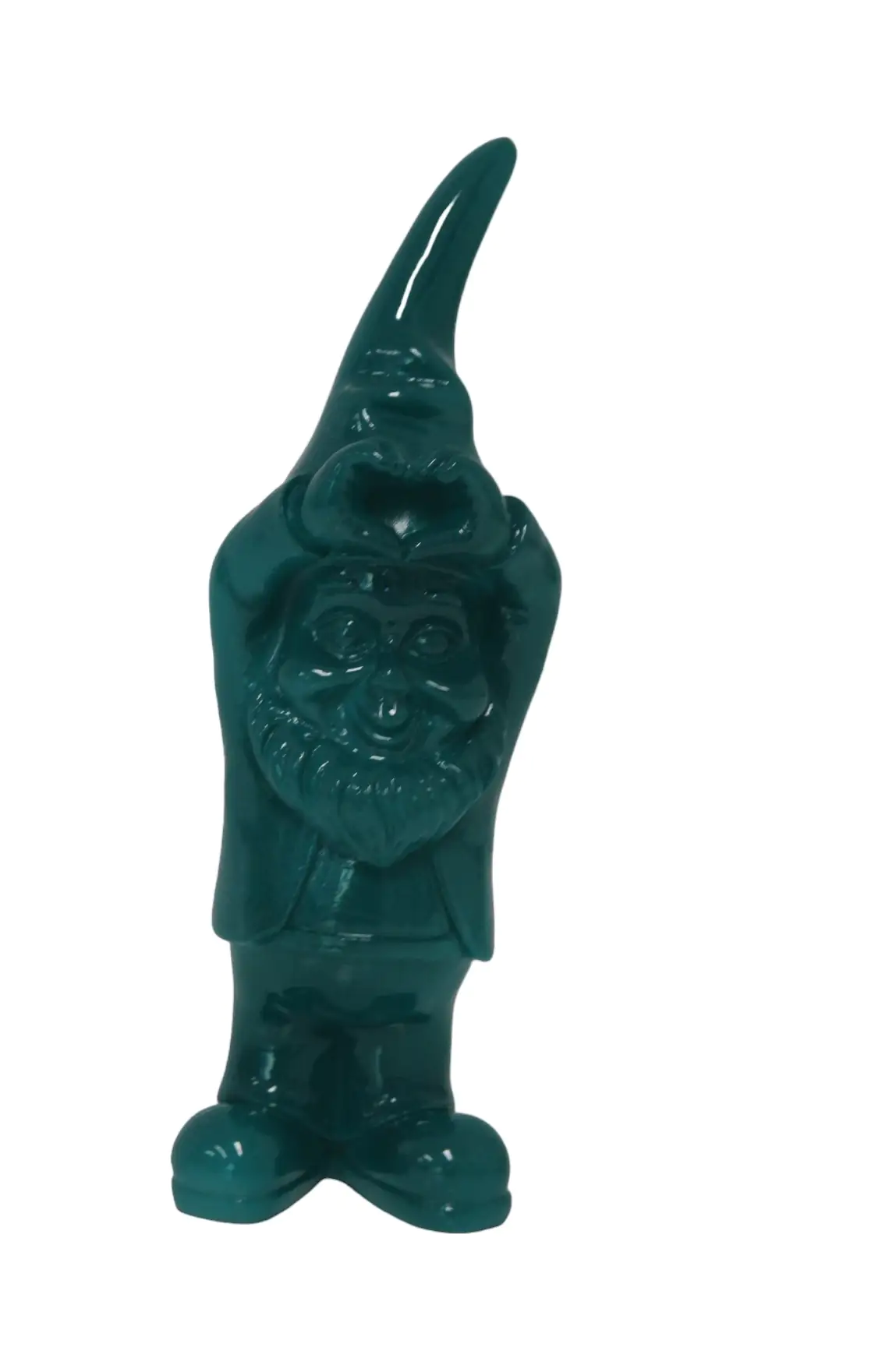 Figur Zwerg Herz oben 58cm, Polyresin 58 x 20 x 18 cm türkis