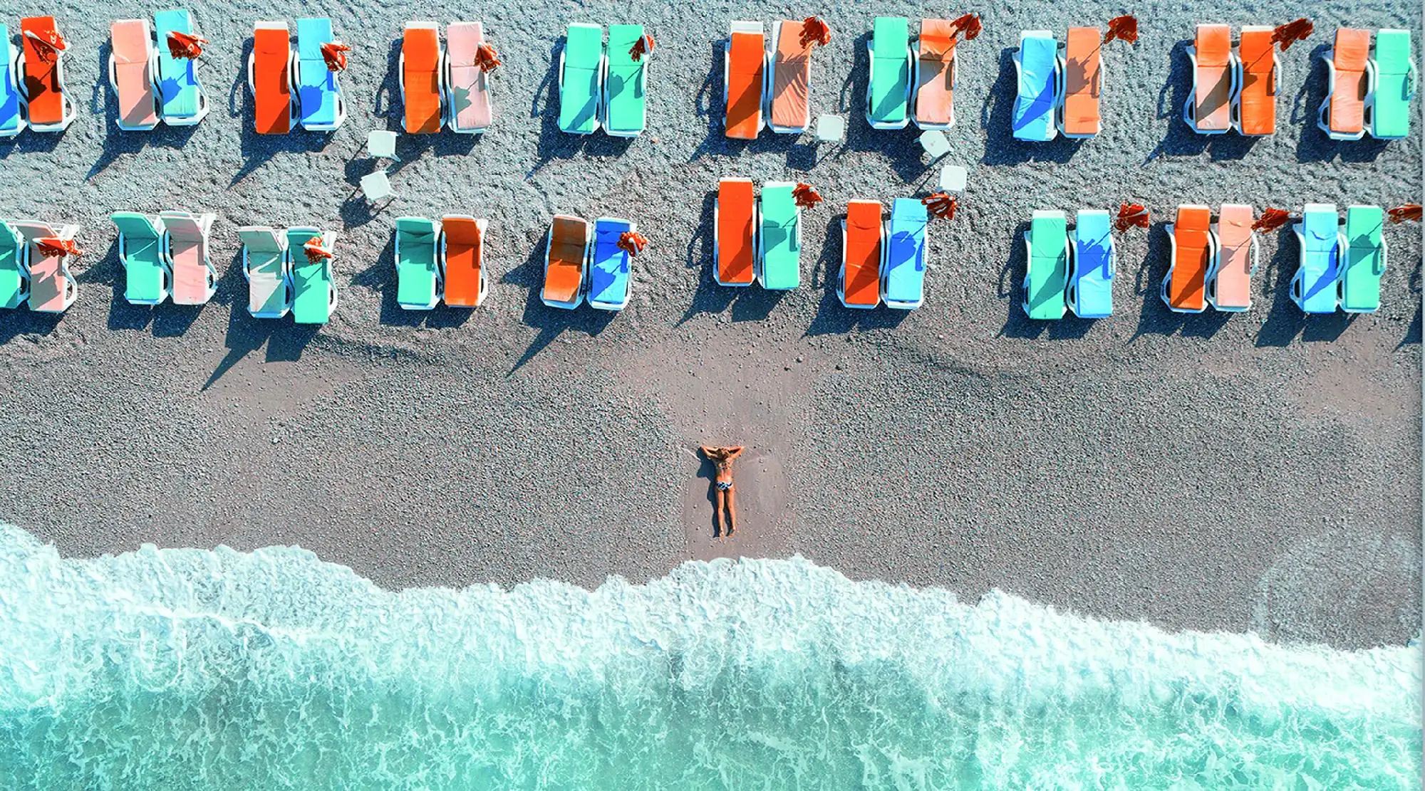Deco-Panel -Bild - Beach 180 x 100 cm  