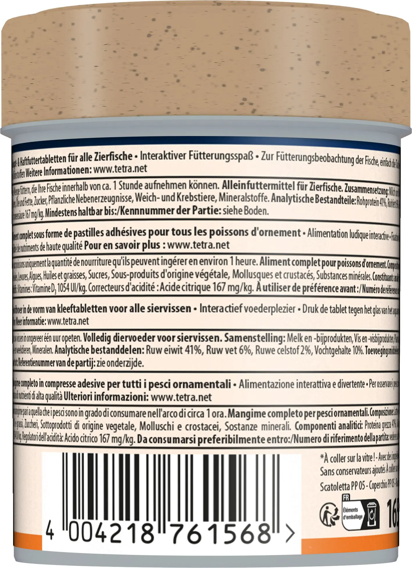 Tetra FunTips Tablets 165 Tabl