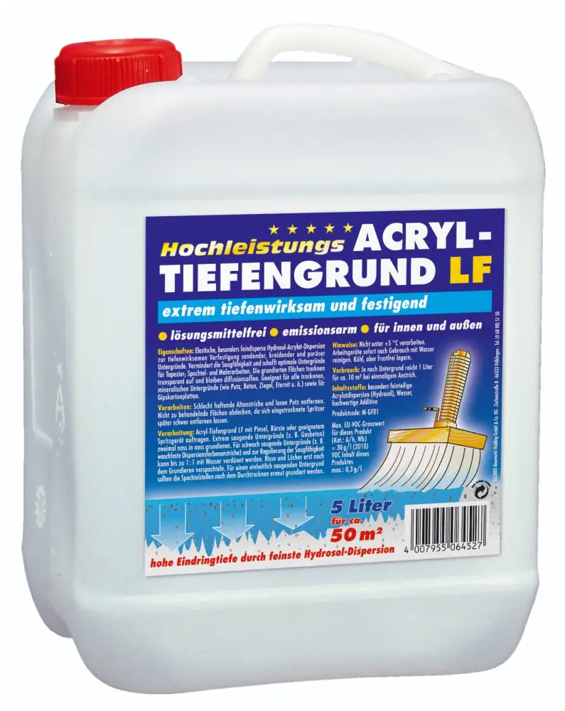 Decotric Hochleistungs Acryl-Tiefengrund 5 L