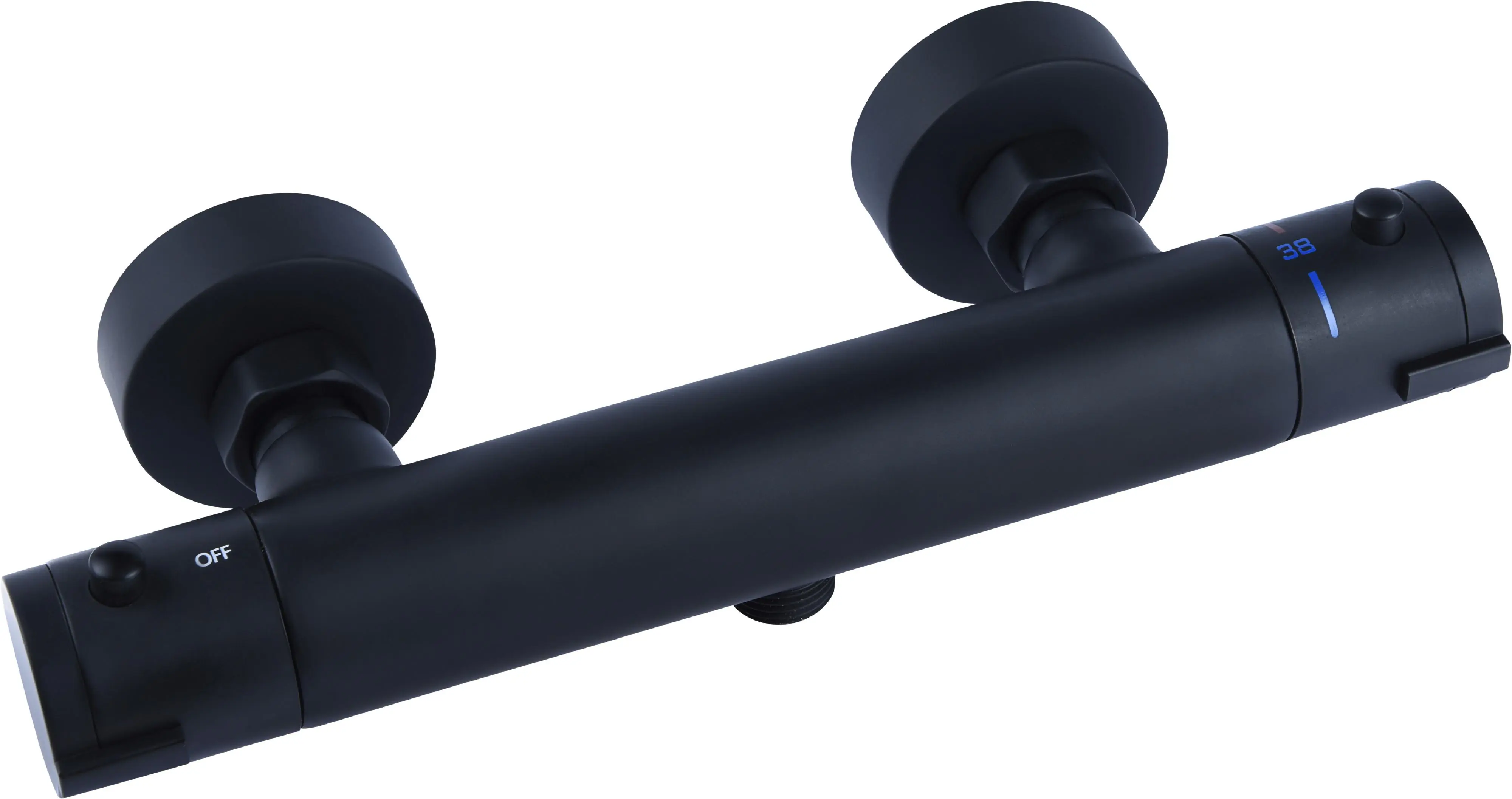 Cornat Brausethermostat Noir round schwarz 