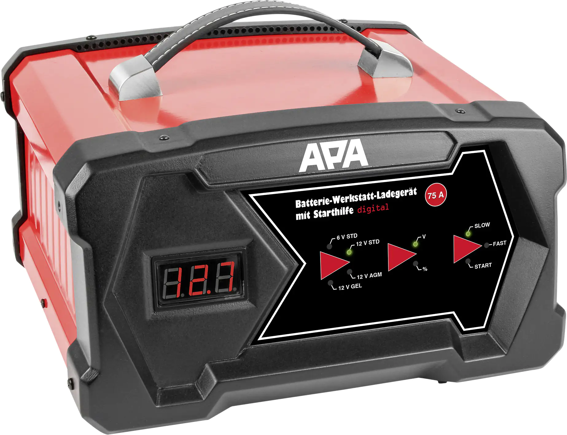 APA Autobatterie-Ladegerät digital 6/12 V 12A