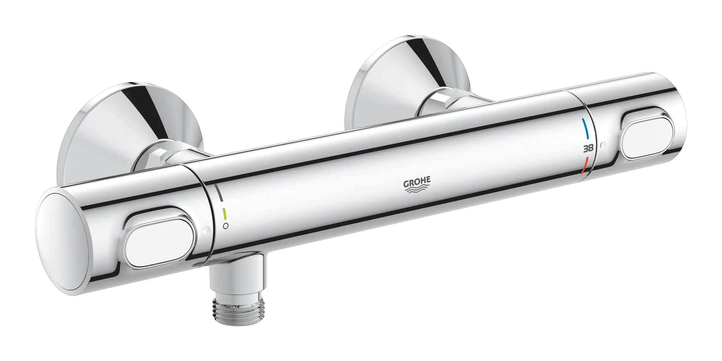 Grohe Brause-Thermostat Precision Flow verchromt