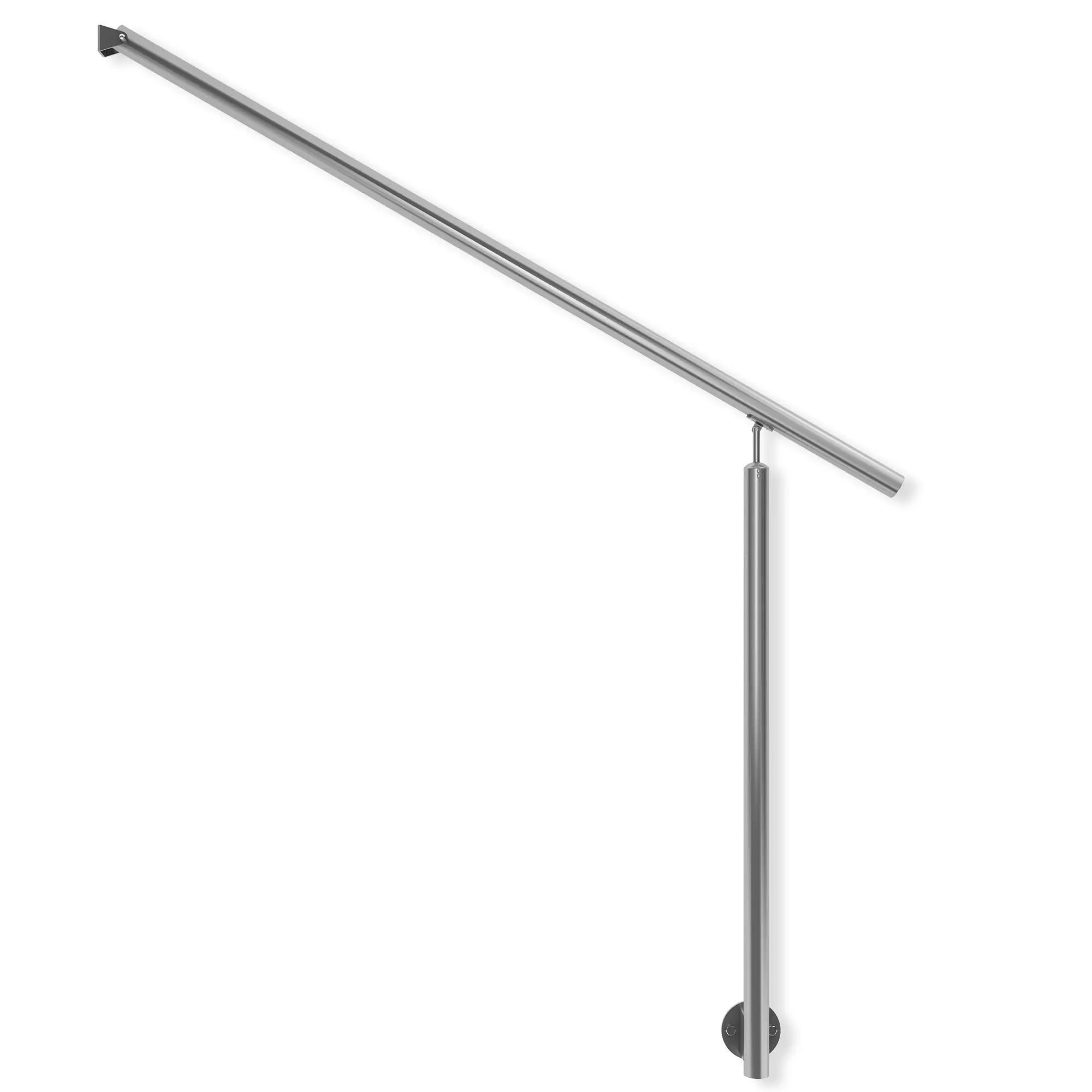 DOLLE Eingangsgeländer PS 511 Edelstahl 150 cm 1 Pfosten