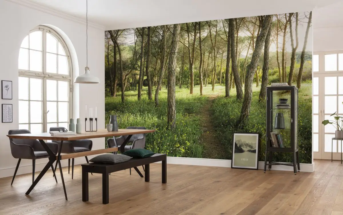 Komar Vlies Fototapete Blütenzauberwald 450 x 280 cm 