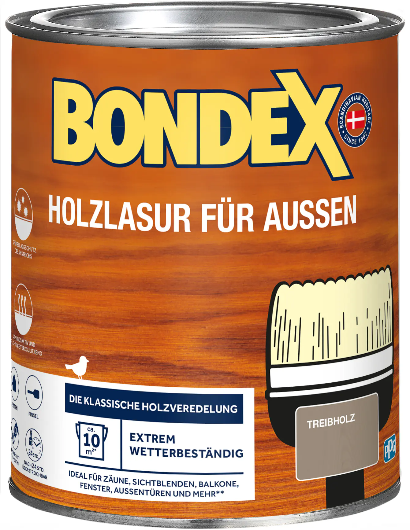Bondex Holzlasur 0,75 L treibholz