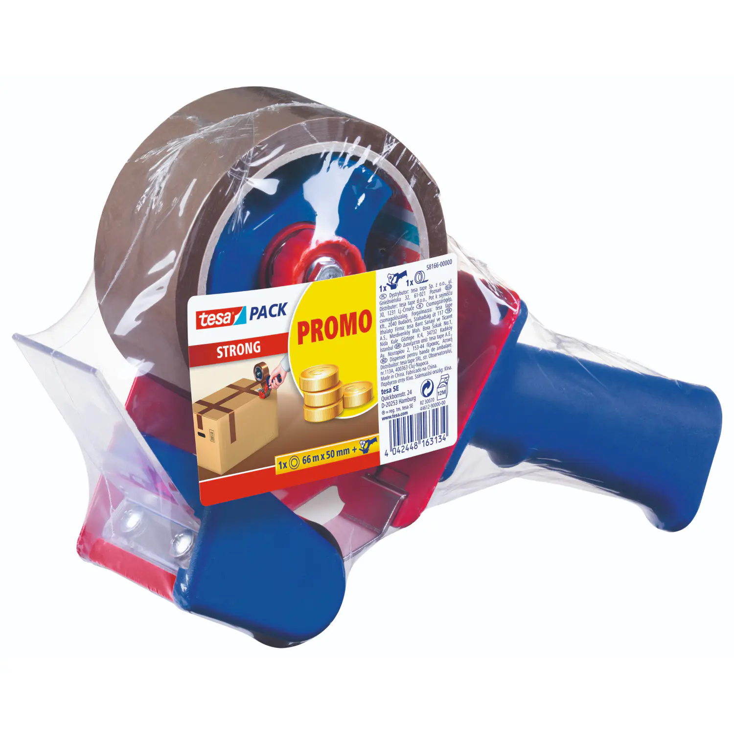 tesa Pack Strong 66 m x 50 mm, braun