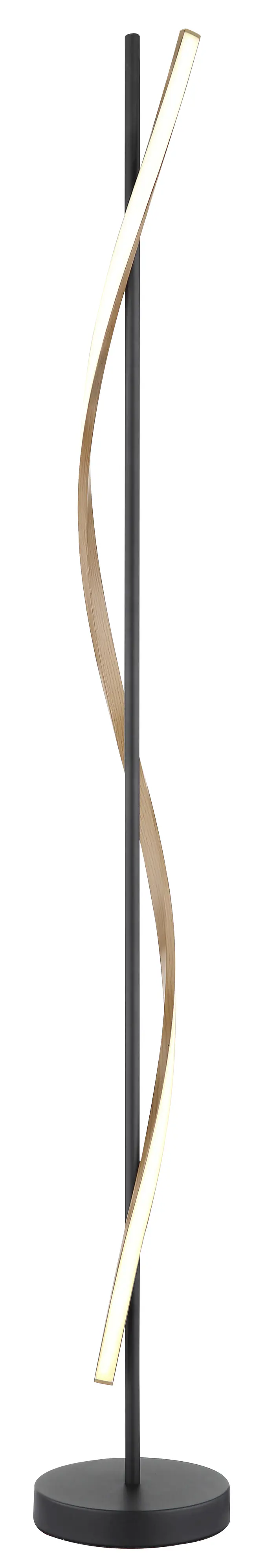 Globo Stehleuchte Watkins 150,7 cm schwarz warmweiß