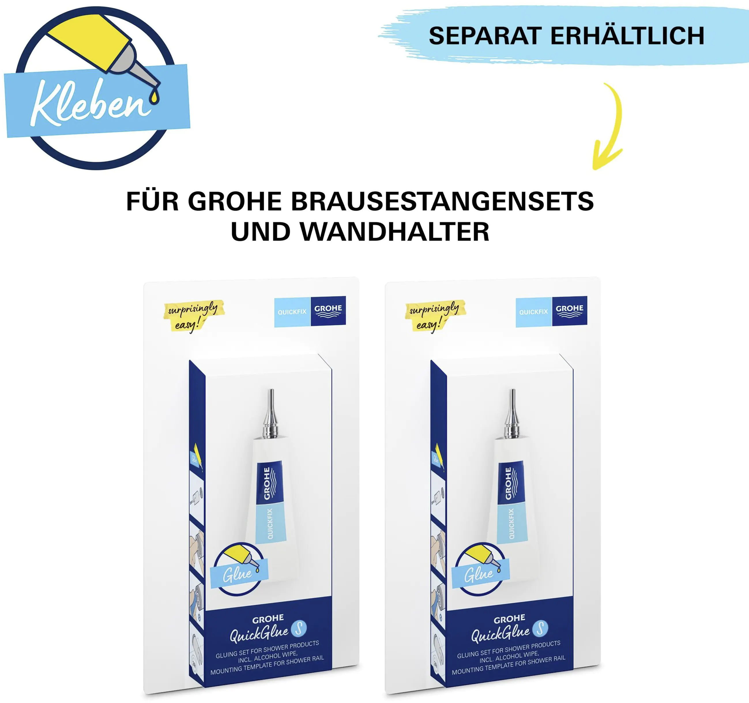 Grohe Brausestange 1 Strahlart Vitalio Start 110 chrom 60 cm