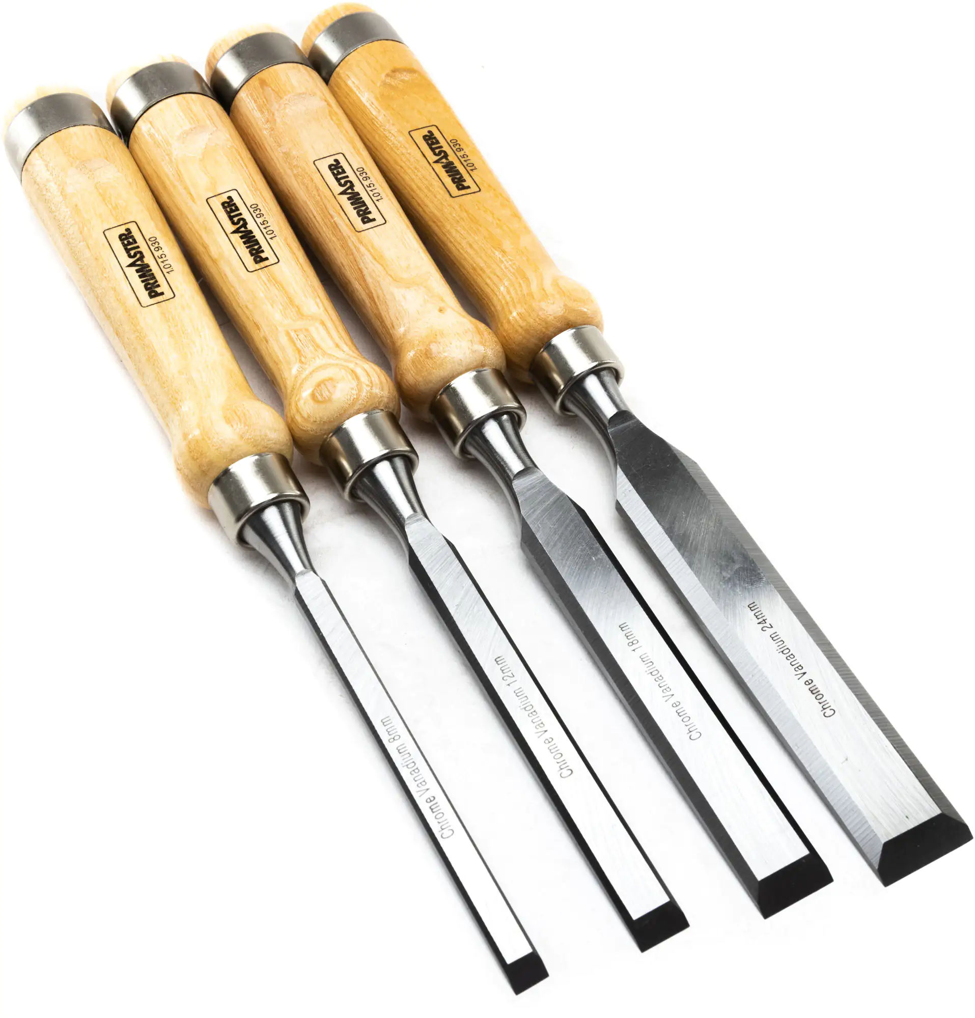 Primaster Stechbeitel-Set 4-teilig mit Holzgriff