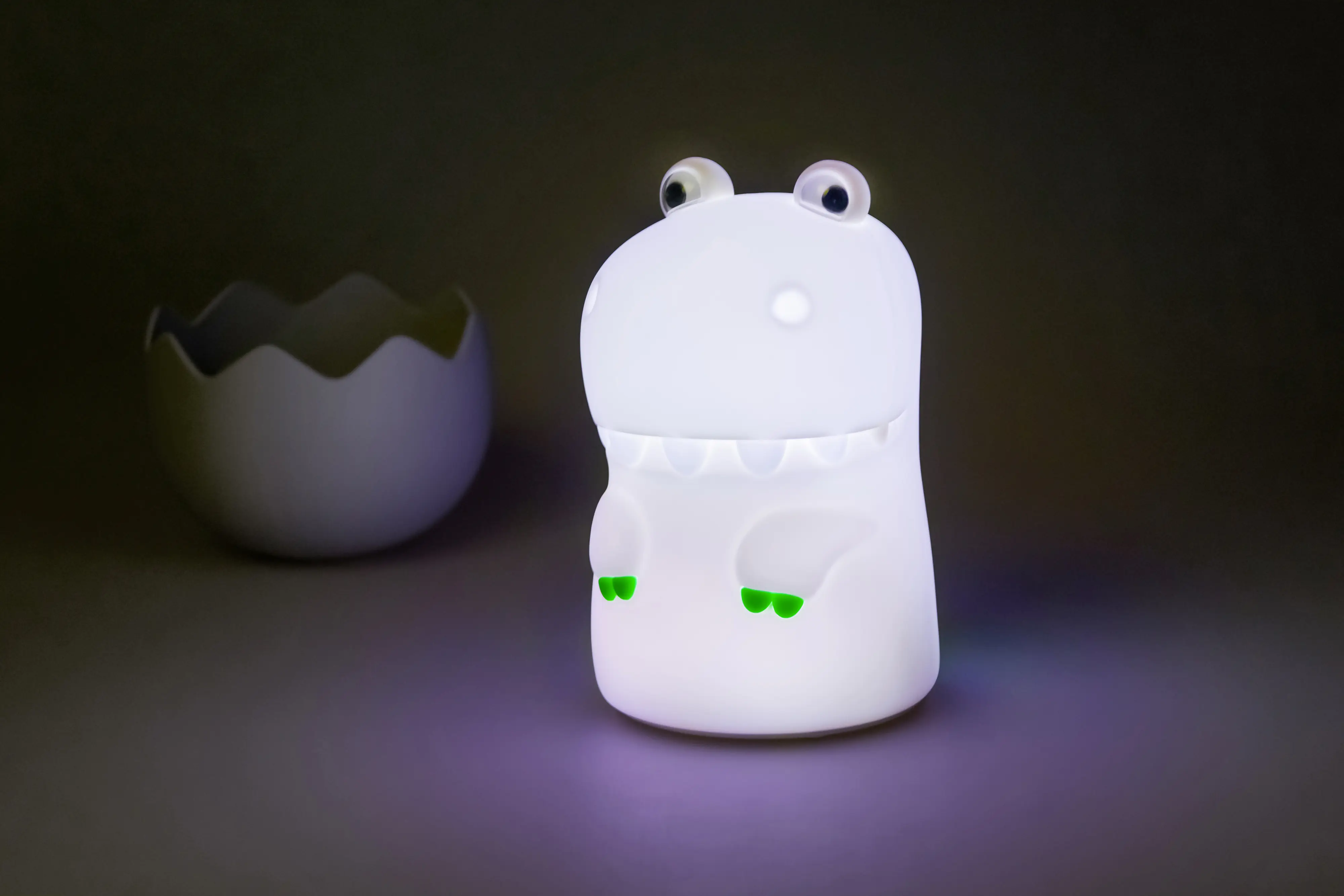 Megalight LED Deko Licht Diggy Dino 3W, 1.500mAh, weiß, grün
