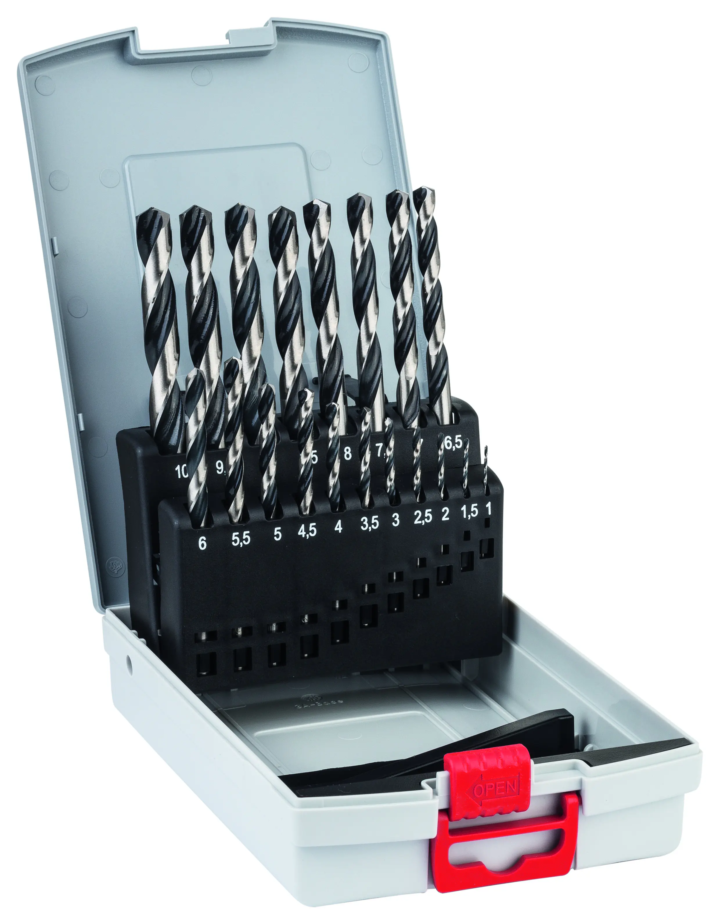 Bosch HSS-Spiralbohrer PointTeQ 19-teilig ProBox